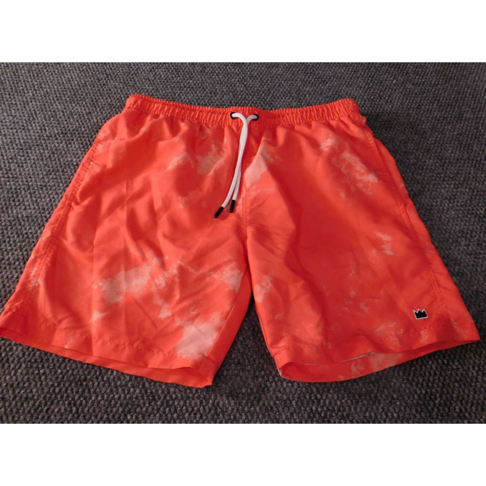 Vintage Crown & Ivy Mens Swimming Trunks Medium Red Trunks Lifeguard Surfing 90s Comfortable Fit Size US 31 - 2 Thumbnail