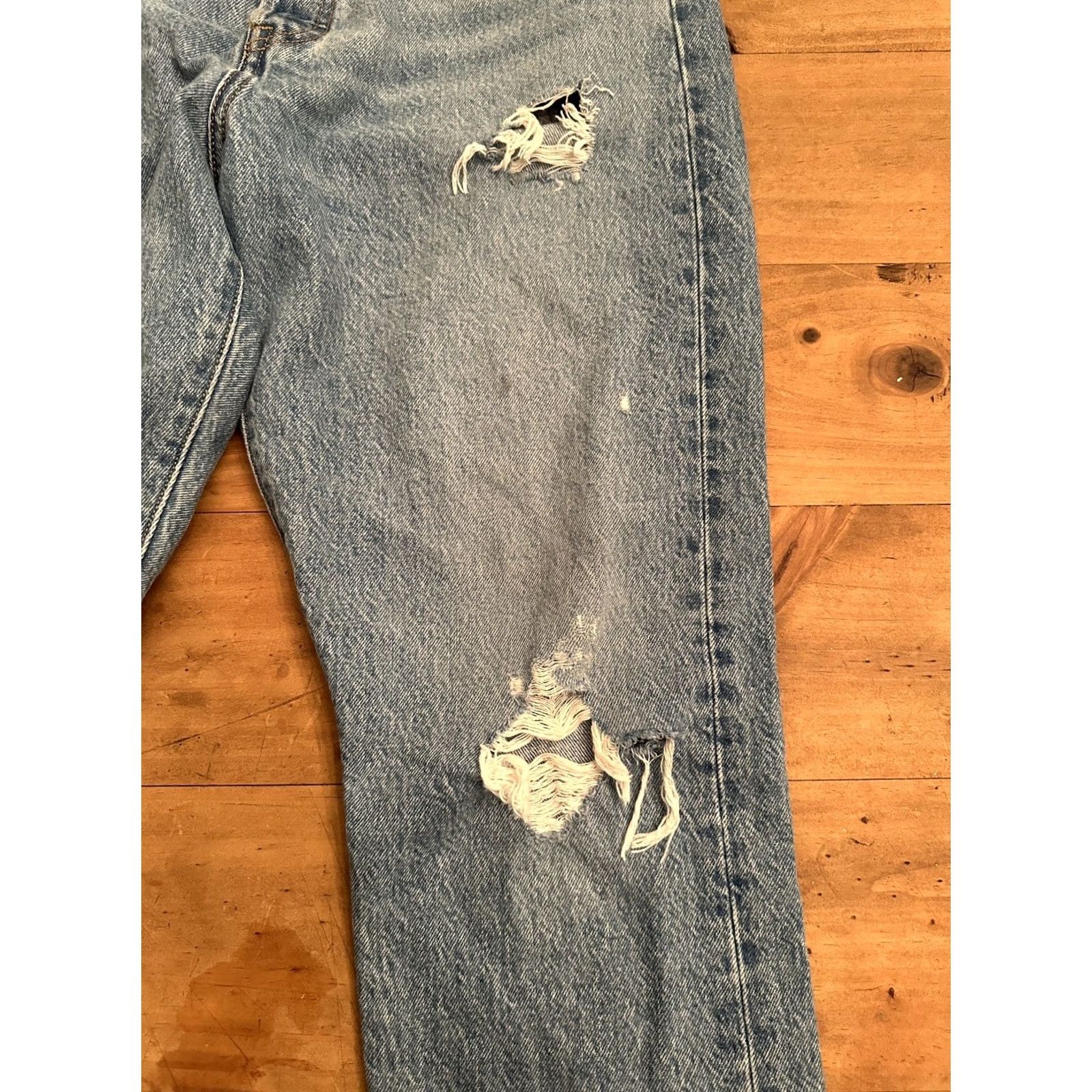 Levi's LEVI'S Wedgie Straight Ankle Jeans Button Fly Women’s 32 Red Tab Jeans Women’s Vintage? (VINTAGE) Size 24" / US 00 / IT 34 - 3 Thumbnail