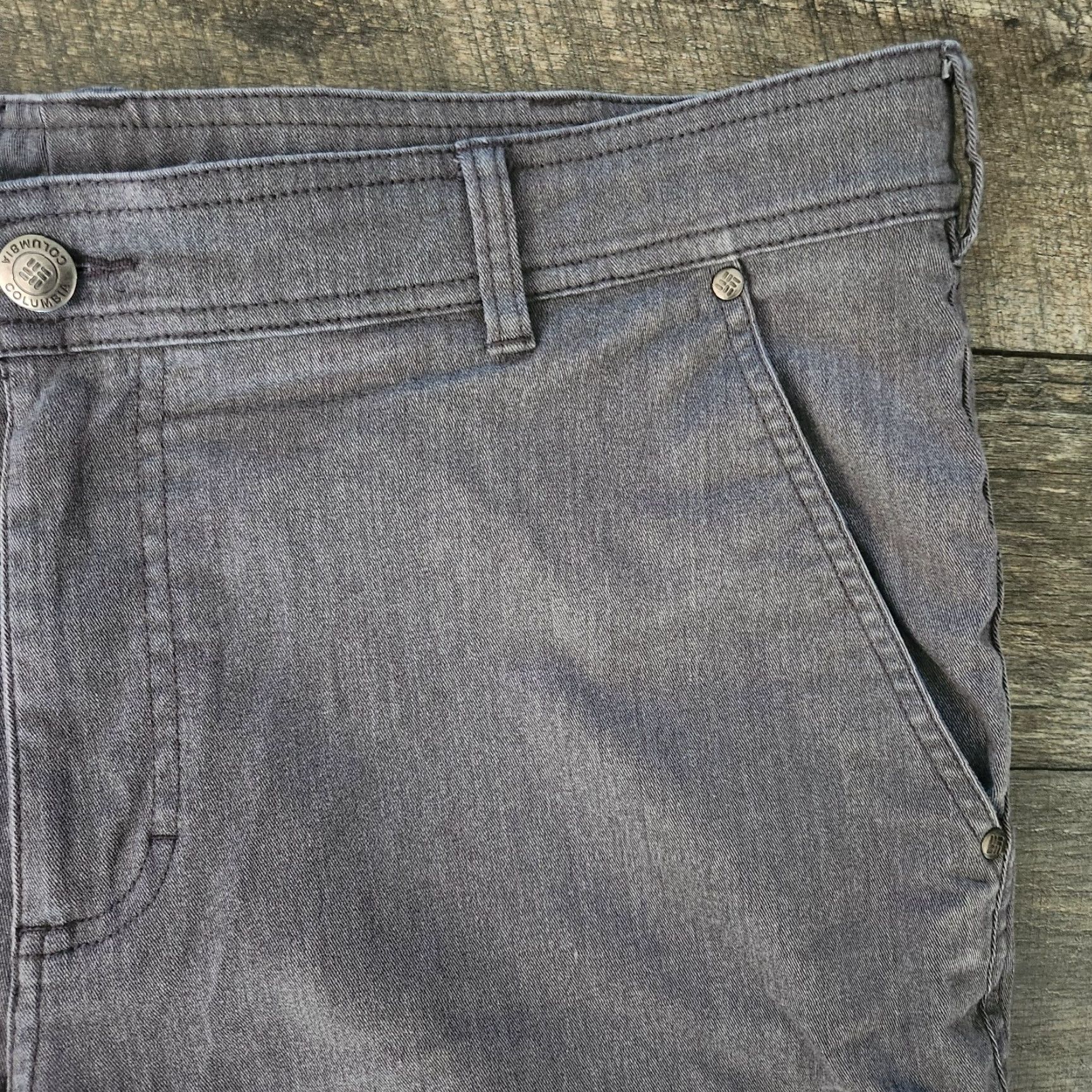 Vintage Columbia Pants 40x30 Gray Straight Fit Workwear Hiking Outdoor Casual Shirt? Size US 40 / EU 56 - 4 Thumbnail