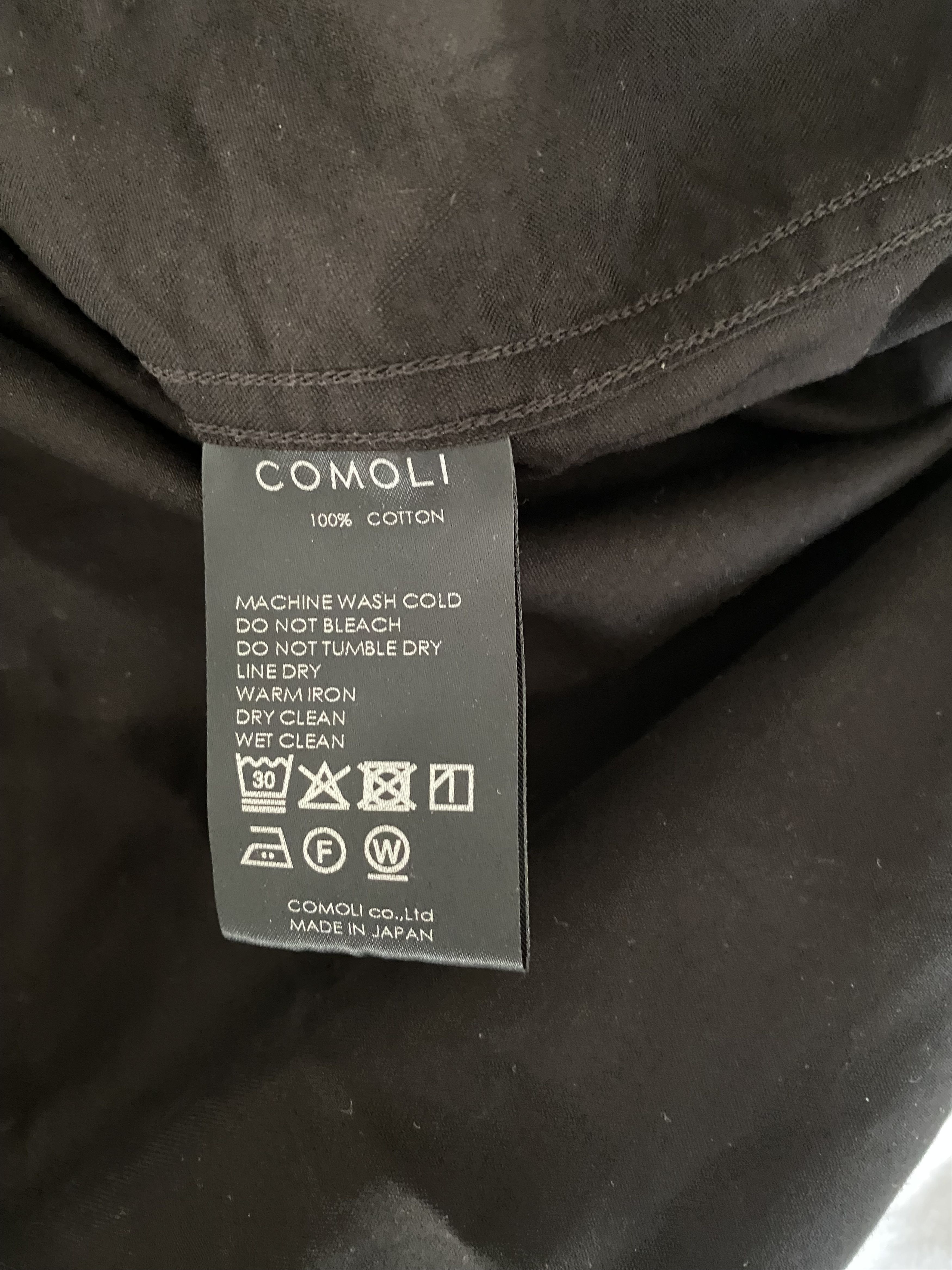 Comoli Comoli Western Shirt black Cotton Size US S / EU 44-46 / 1 - 7 Thumbnail