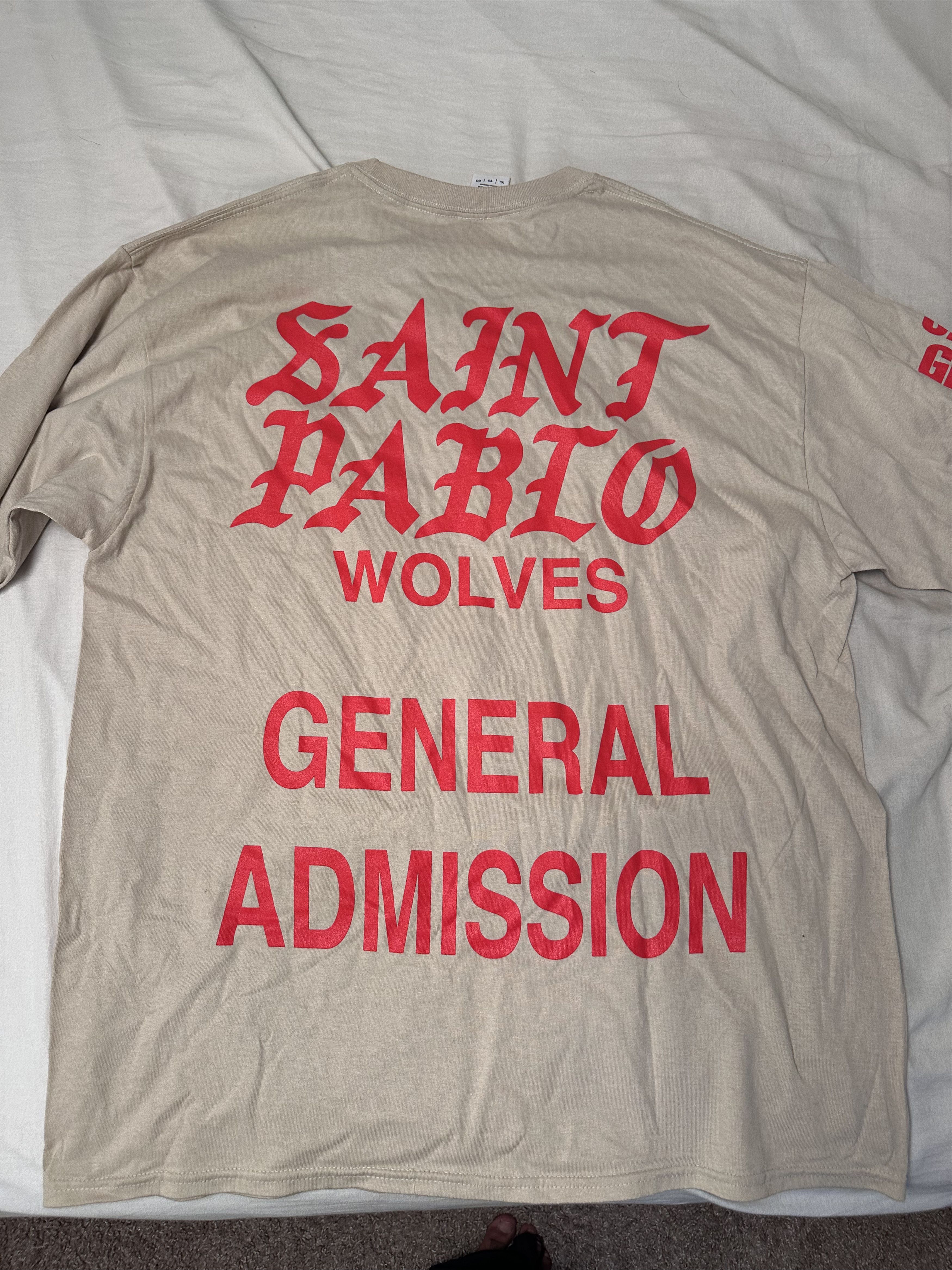 Kanye West Saint Pablo Wolves Long Sleeve T-shirt 2016 Size US XL / EU 56 / 4 - 1 Thumbnail