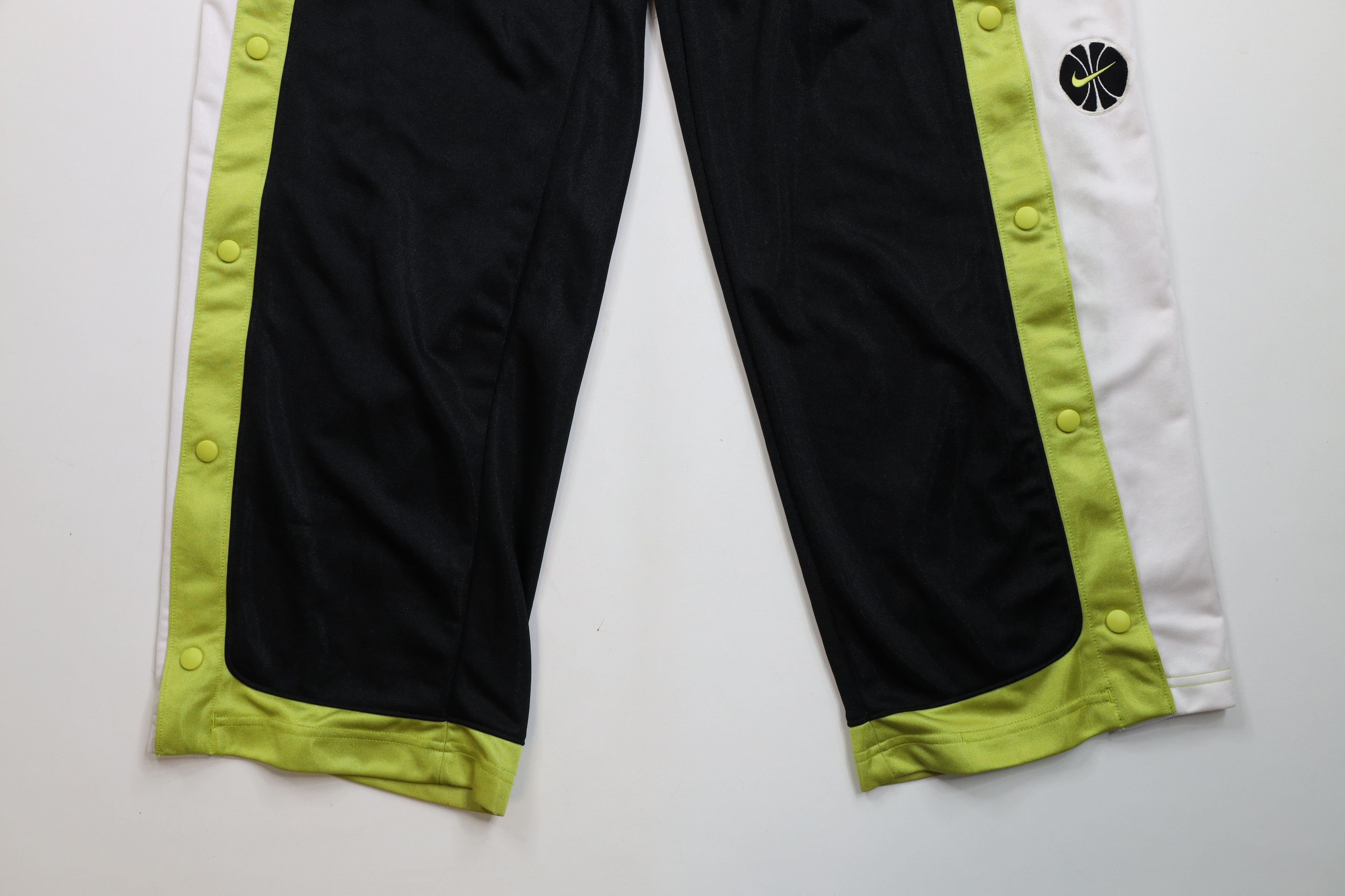 Nike × Vintage Vintage 90s Nike Basketball Swoosh Wide Leg Tearaway Pants Size US 38 / EU 54 - 4 Thumbnail