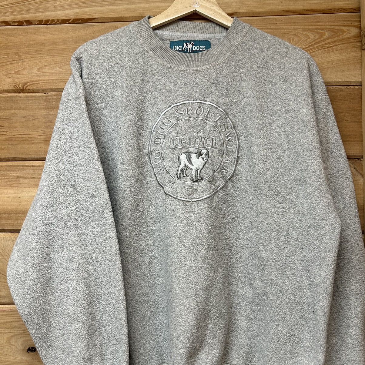Big Dogs Vintage 2000s Big Dogs Fleece Crewneck Sweatshirt Size US M / EU 48-50 / 2 - 2 Thumbnail