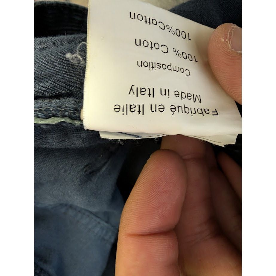Balmain o1rbi21 Decarnin Corduroy Pants in Dark Blue Size US 31 - 7 Thumbnail