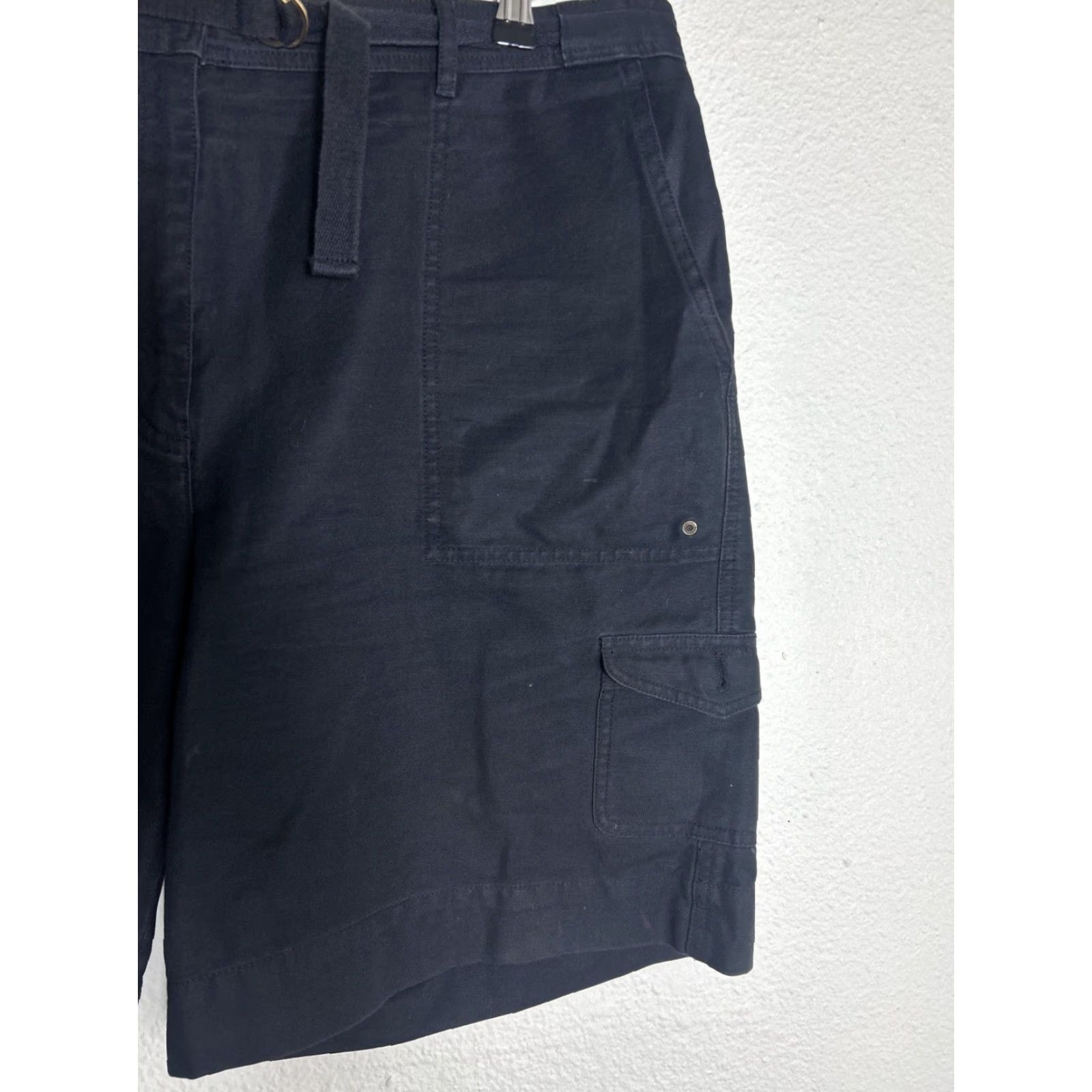 Ralph Lauren Lauren Ralph Lauren Womens Black Cargo Cotton Short Belted 16 Belted 30x8 Size 38" / US 16 / IT 52 - 3 Thumbnail