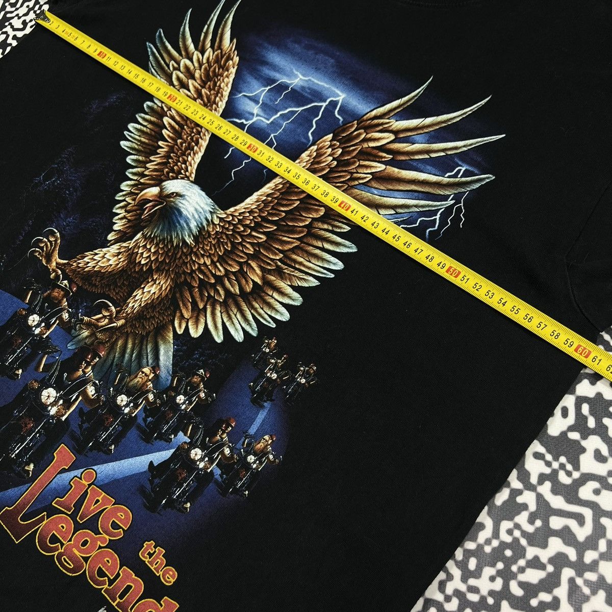 Harley Davidson Vintage Y2K Harley Davidson Style Live The Legend T-shirt Size US XL / EU 56 / 4 - 10 Thumbnail