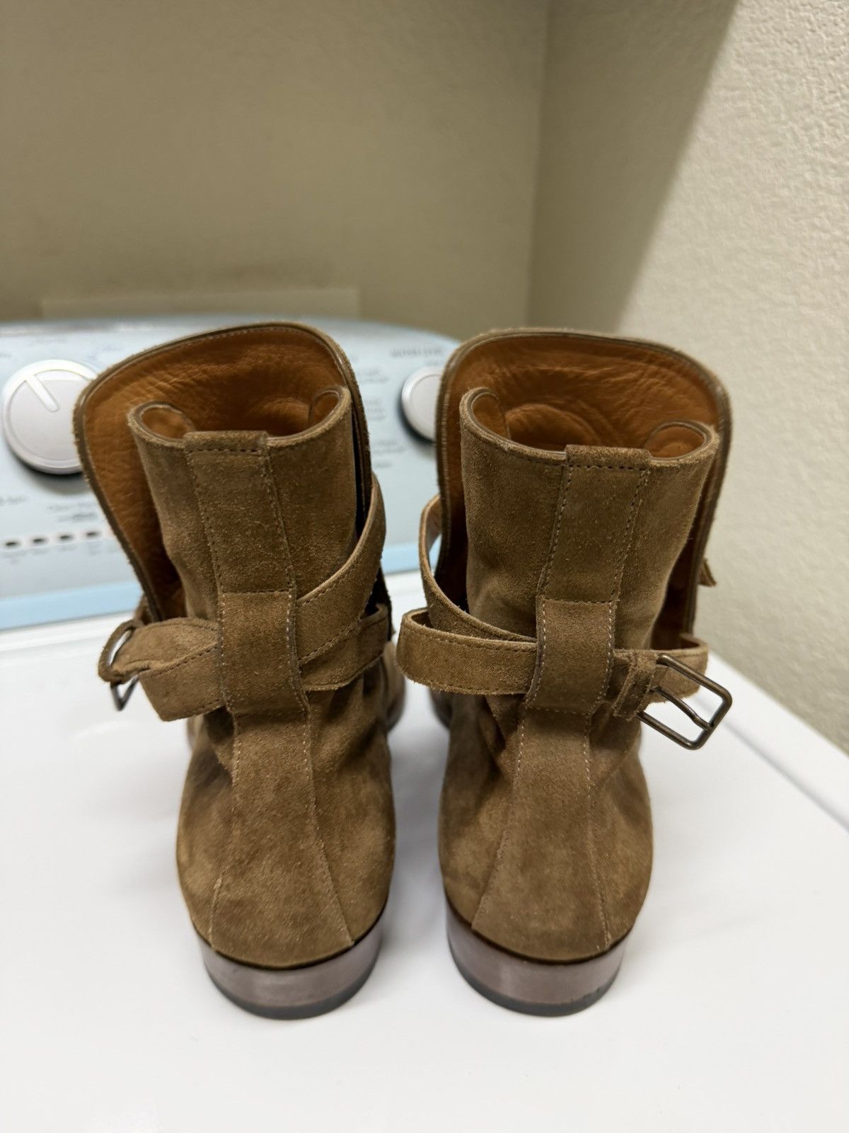 Saint Laurent Paris Saint Laurent Paris FW16 Hedi Slimane Jodhpur Suede Boots Size US 8 / EU 41 - 3 Thumbnail