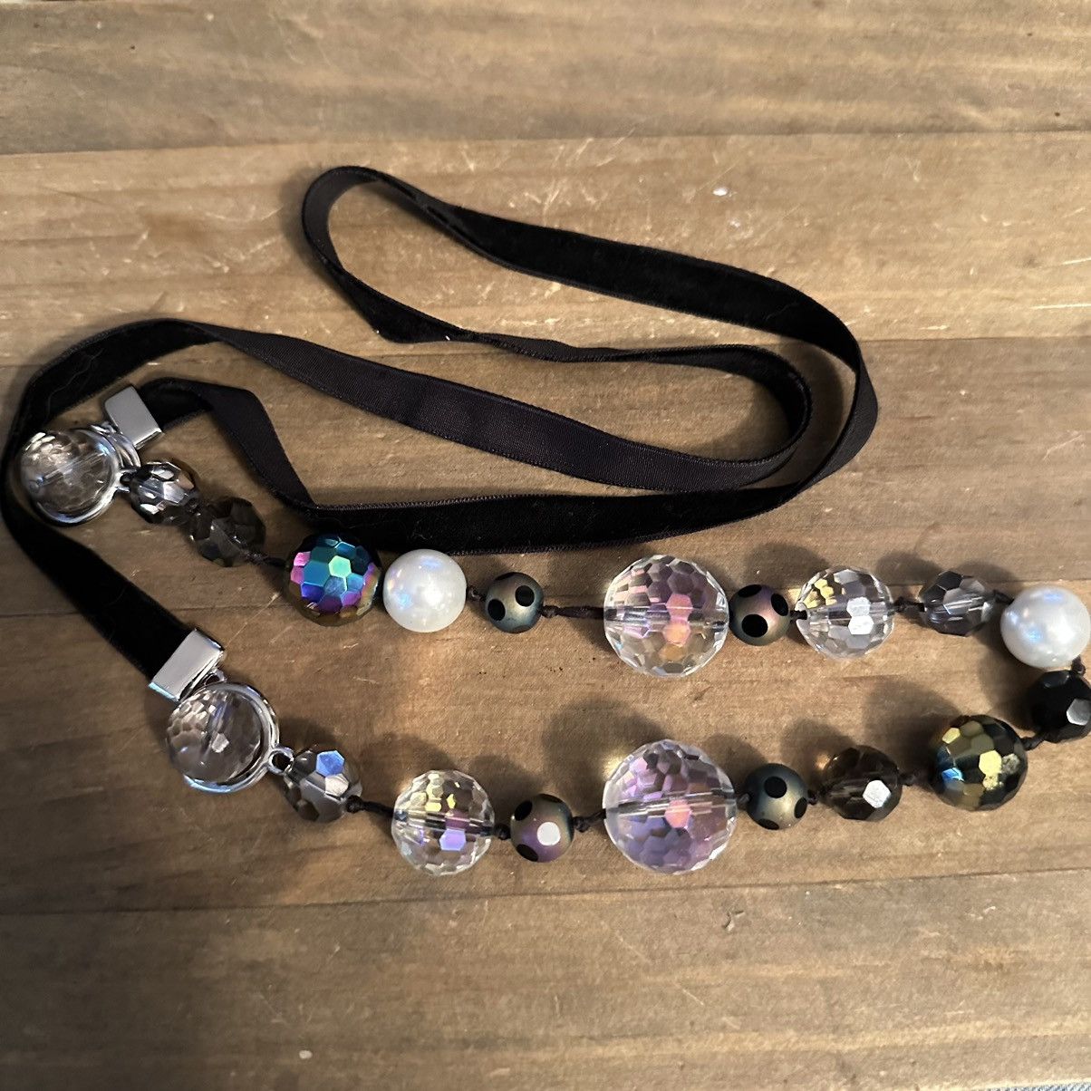 Other Cookie Lee assorted chunky bead adjustable ribbon necklace Size ONE SIZE - 4 Thumbnail