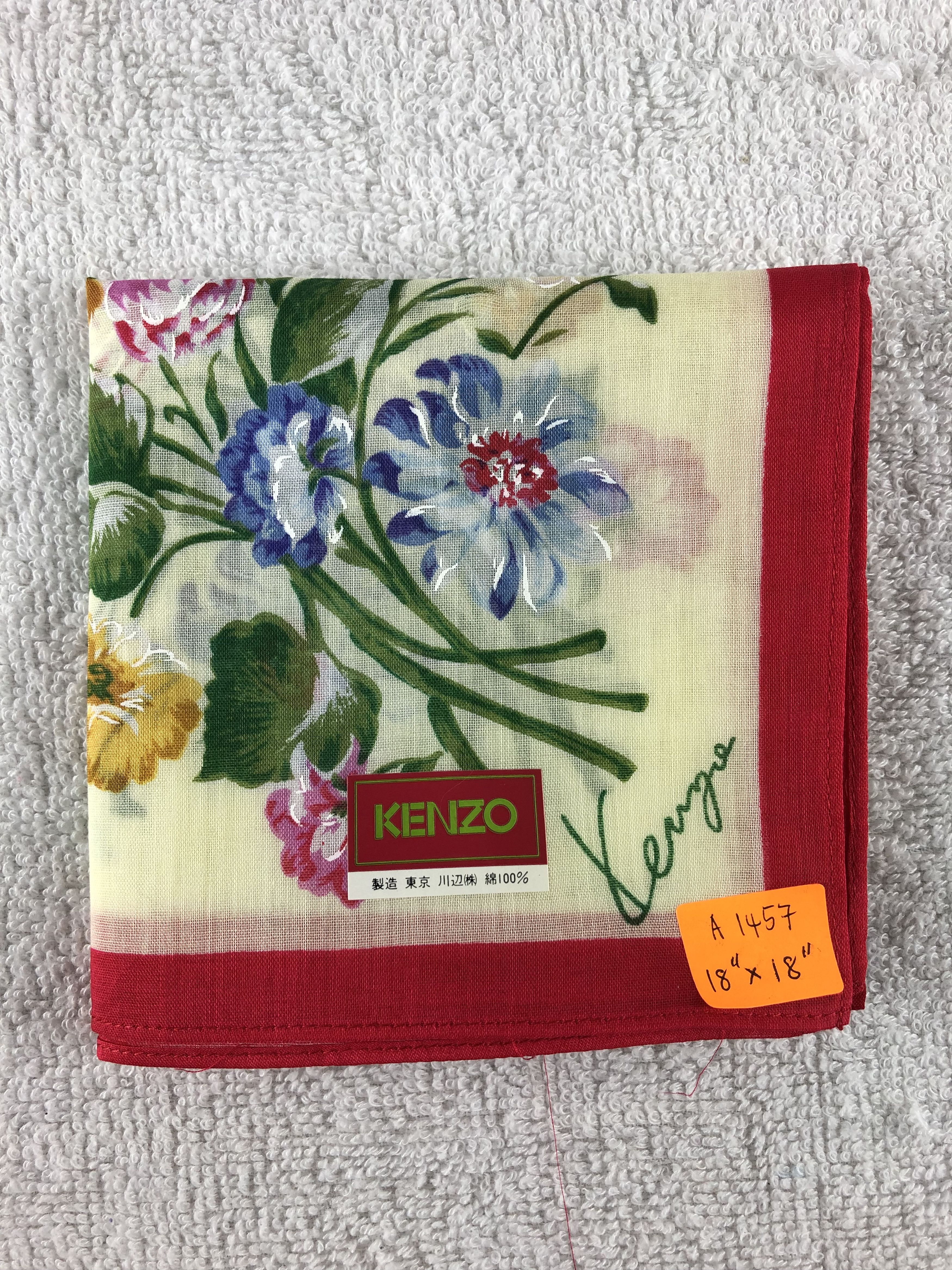 Kenzo × Vintage Kenzo Handkerchief / Bandana / Neckerchief Size ONE SIZE - 6 Thumbnail
