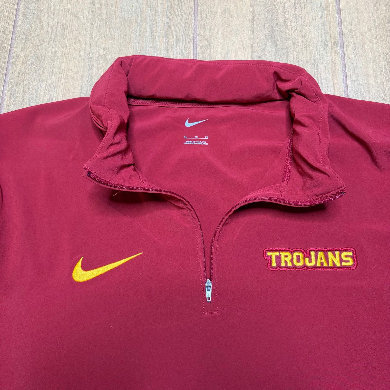 Nike Nike USC Trojans Sideline Coach Long Sleeve Half-Zip Jacket Size US XL / EU 56 / 4 - 1 Thumbnail