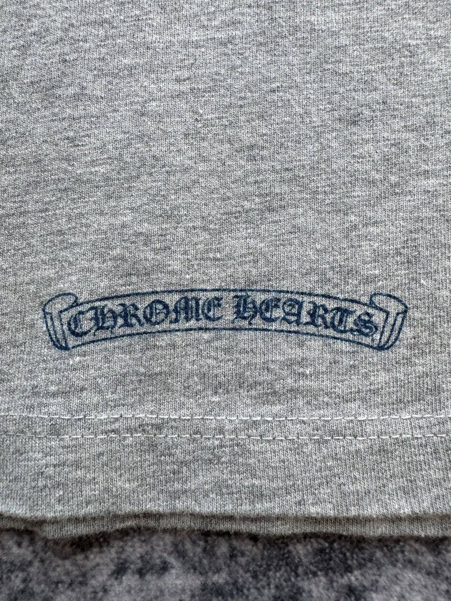 Chrome Hearts Chrome Hearts Gray Flocked Nine-Sleeve Size US M / EU 48-50 / 2 - 6 Thumbnail