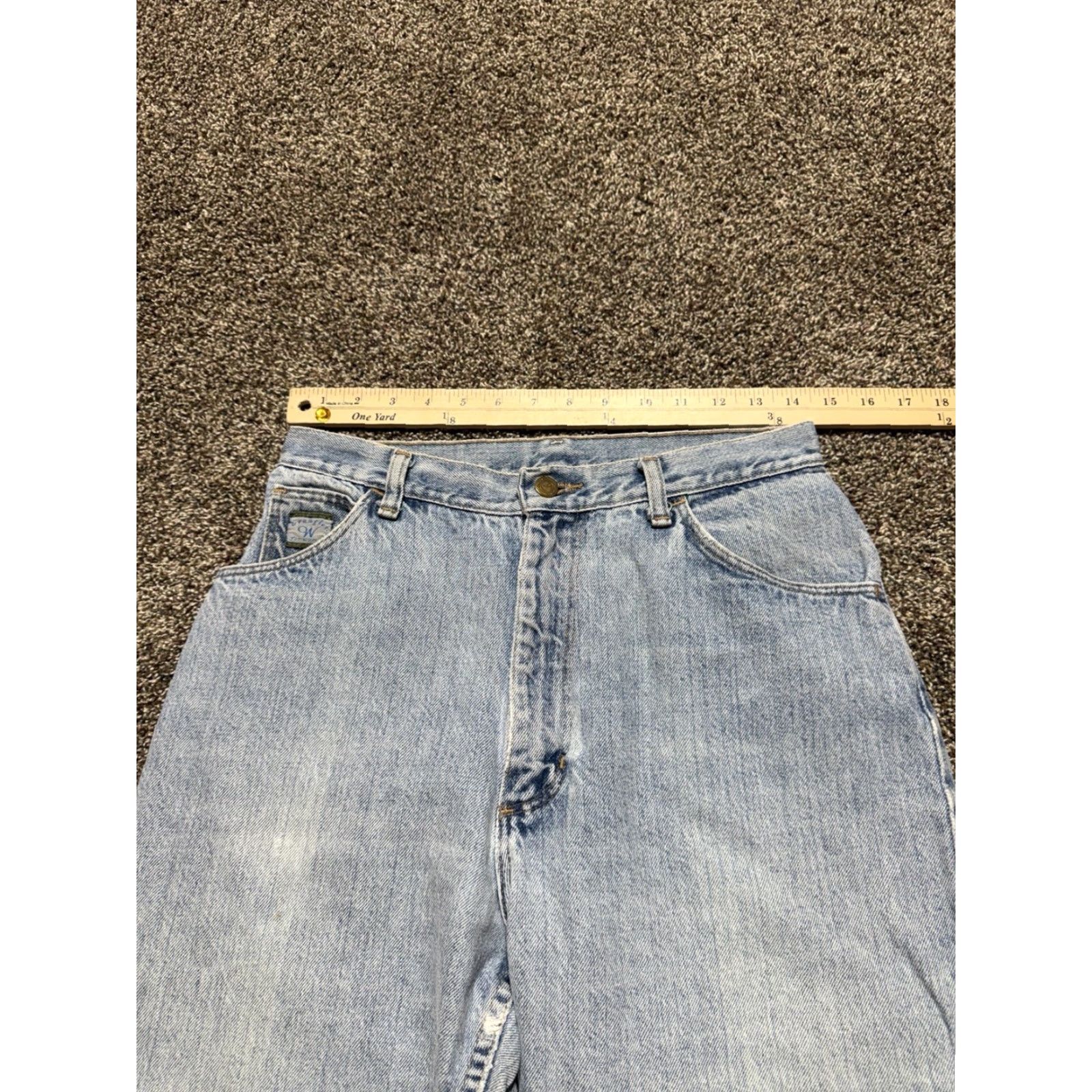 Wrangler Vintage Wrangler Jeans Women's 12 Petite Blue Denim 29X30 High Rise Mom 5-Pocket Style Womens Size 34" / US 12 / IT 48 - 5 Thumbnail