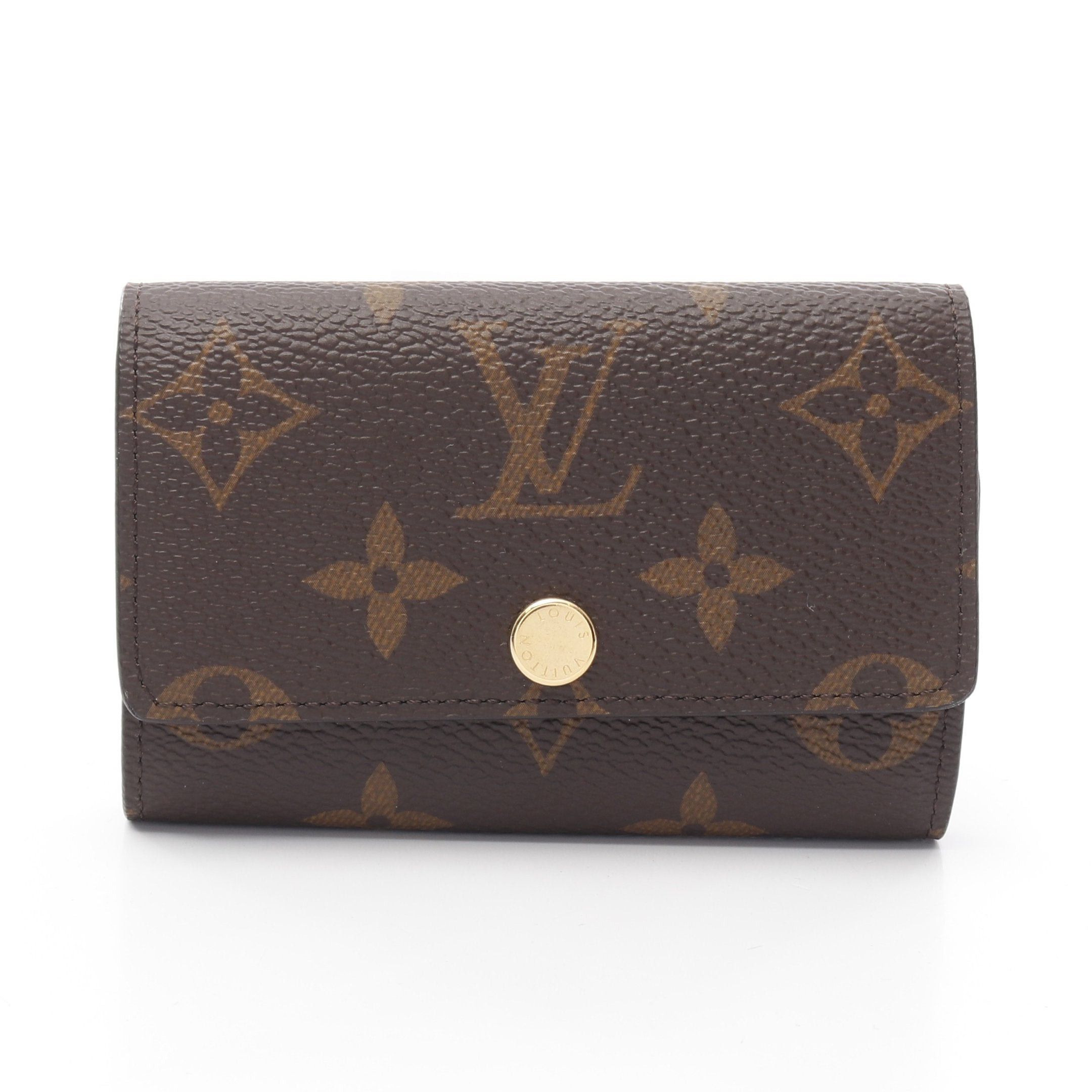 Louis Vuitton Louis Vuitton Multicle 6 Monogram Key Case Brown Size ONE SIZE - 1 Thumbnail