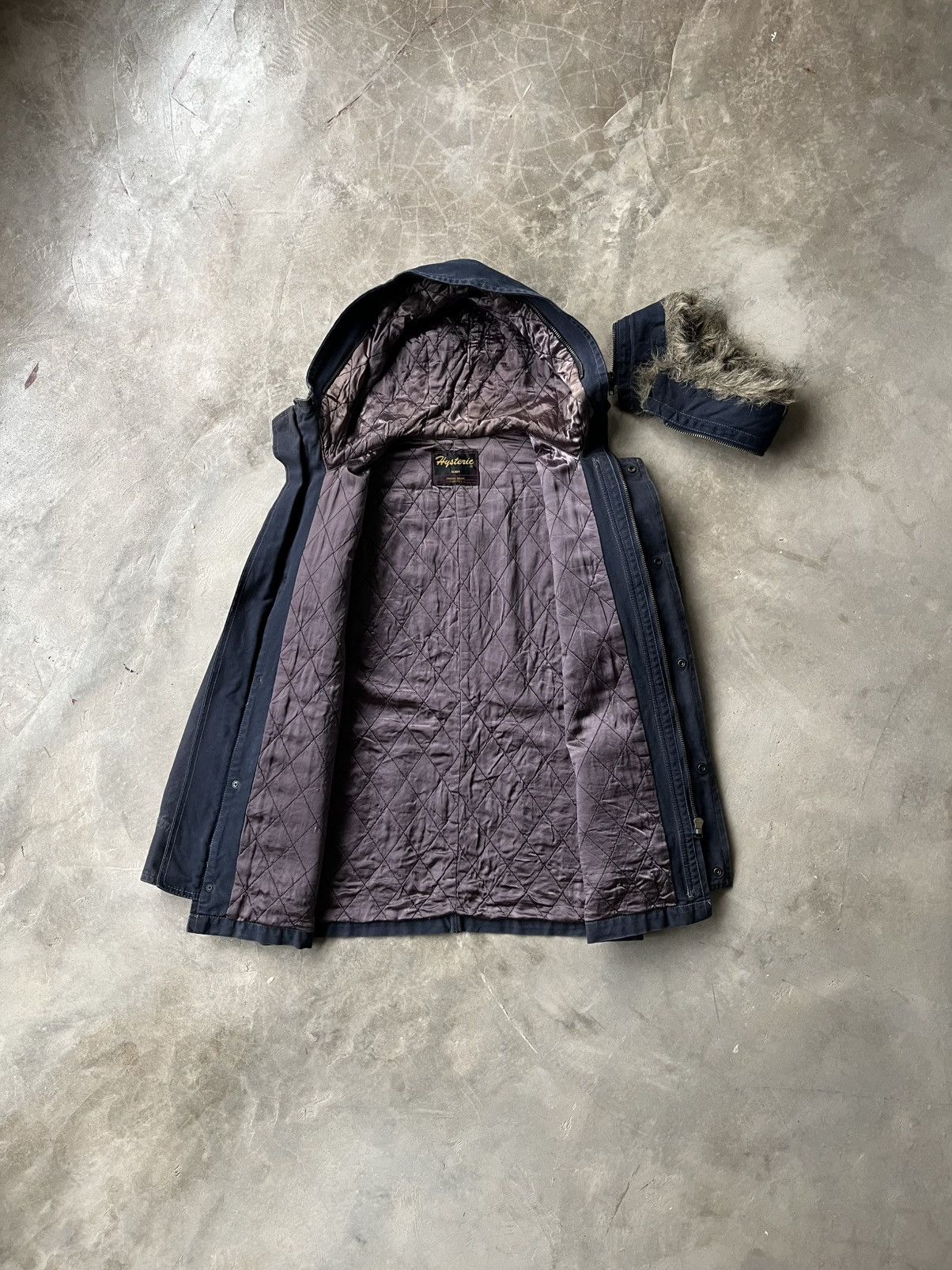 Hysteric Glamour VINTAGE HYSTERIC GLAMOUR FUR HOODED JACKET Size US S / EU 44-46 / 1 - 8 Thumbnail