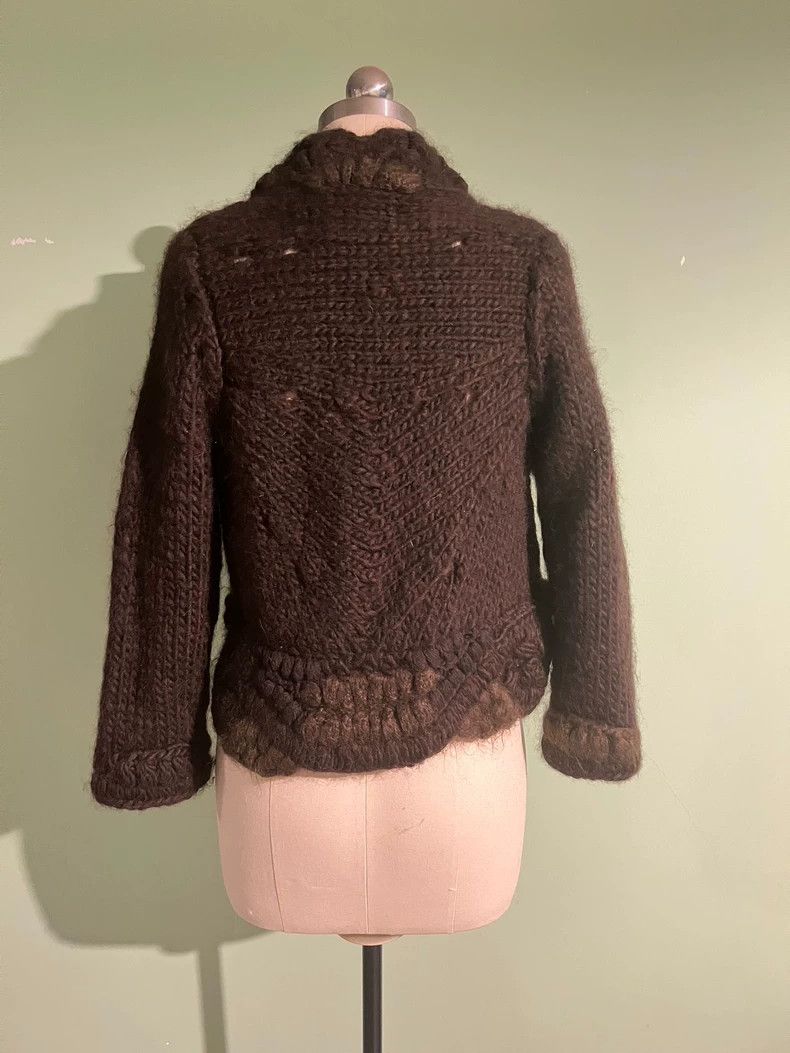 Comme des Garcons Comme des Garcons Brown knit cardigan Size XS / US 0-2 / IT 36-38 - 4 Thumbnail