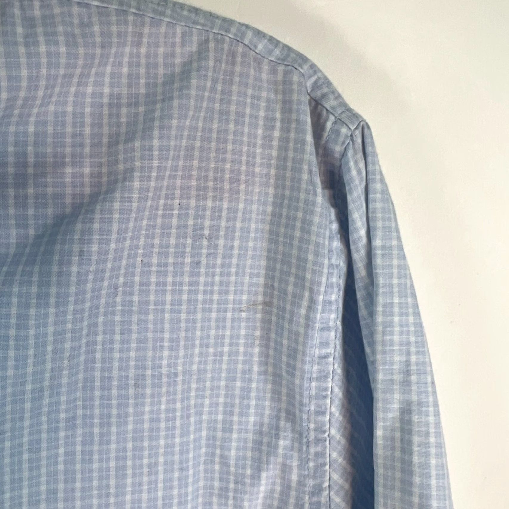 Old Navy Old Navy Womens Long Sleeve Button Down Blue Striped Top Blouse Shirt Size L Size L / US 10 / IT 46 - 3 Thumbnail