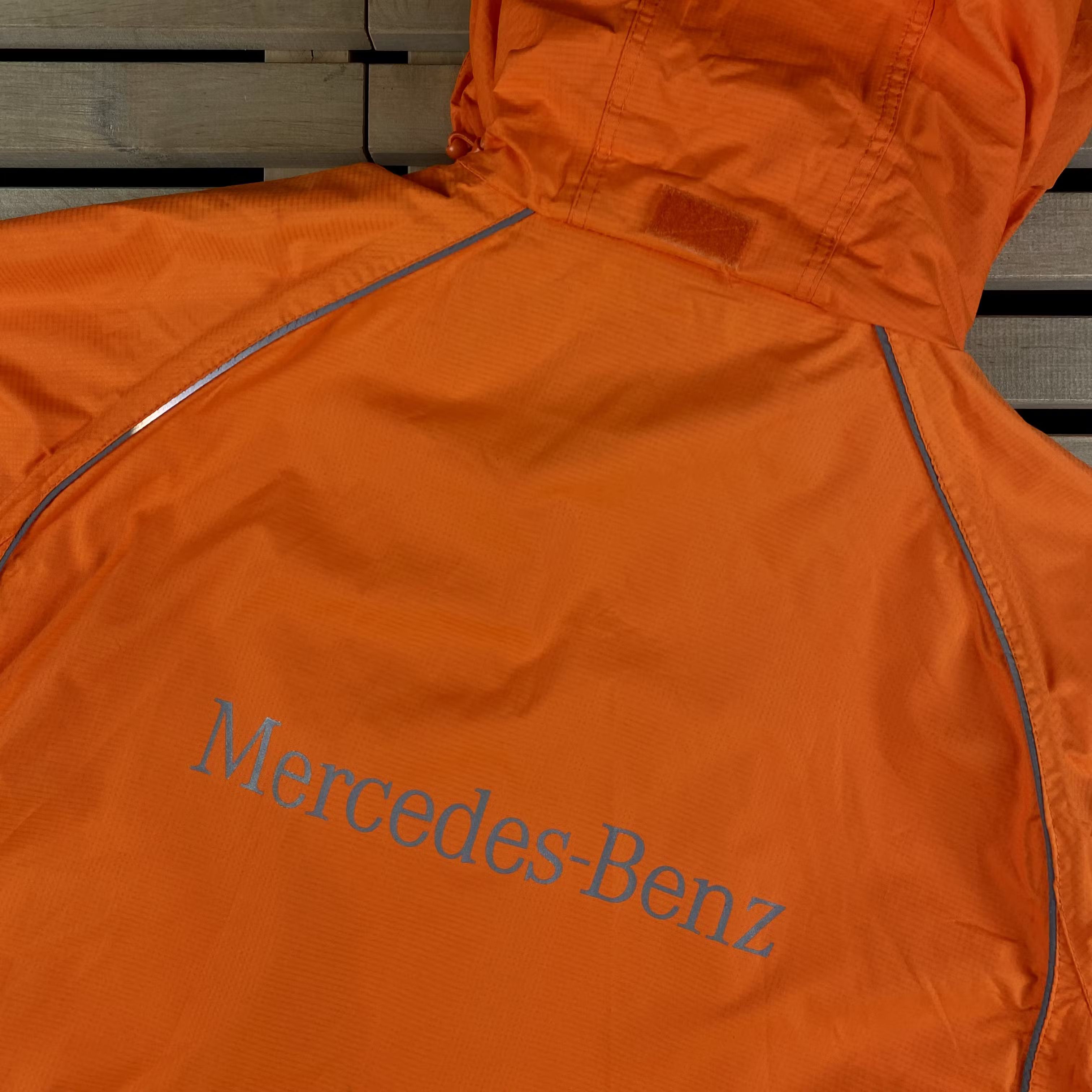 Mercedes-Benz × Vintage Mens Hooded Jacket Mercedes Benz Size XXL Orange Size US XXL / EU 58 / 5 - 15 Thumbnail