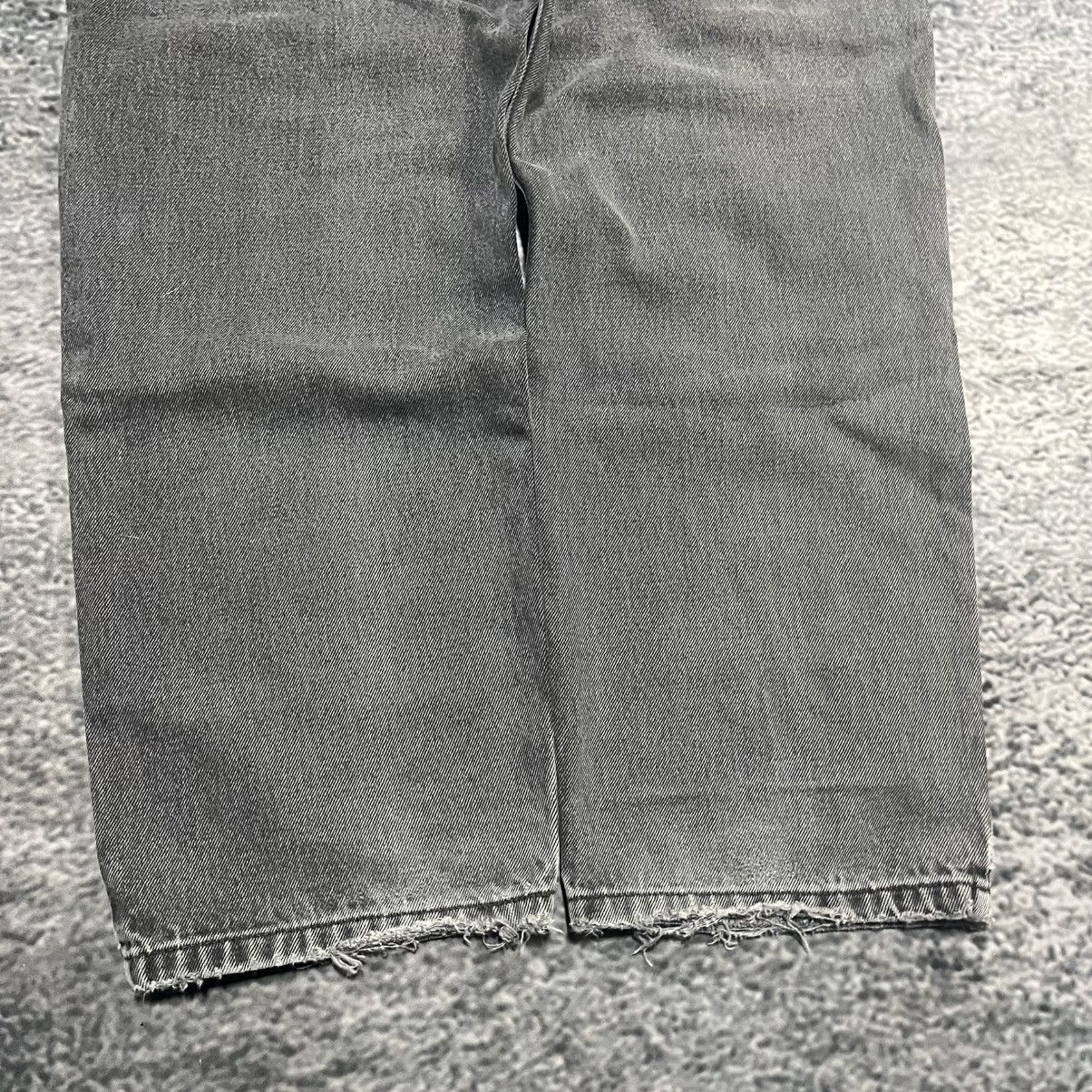 Levi's VINTAGE LEVI'S 550 BLACK FADED BAGGY RELAXED FIT JEANS 34x30 Size US 34 / EU 50 - 3 Thumbnail