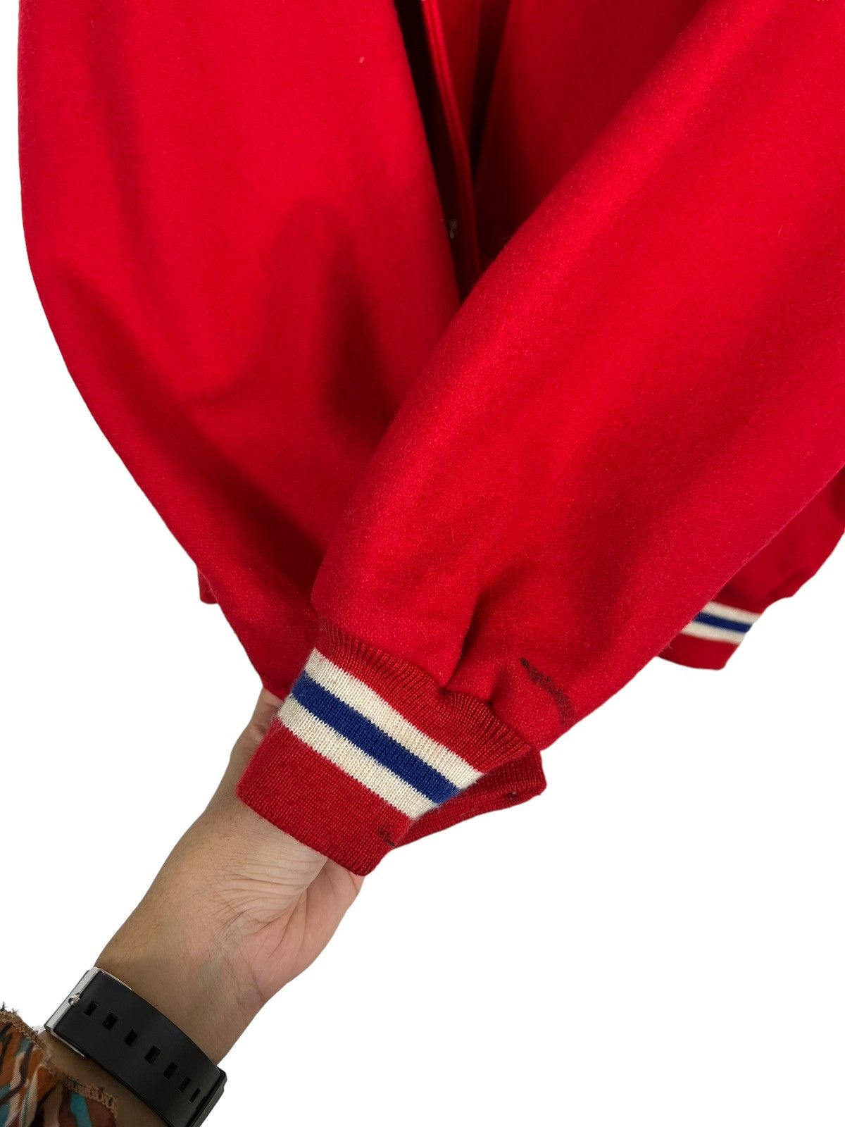 Champion 🔥 1980s VINTAGE CHAMPION VARSITY BOMBER JACKET Size US L / EU 52-54 / 3 - 12 Thumbnail