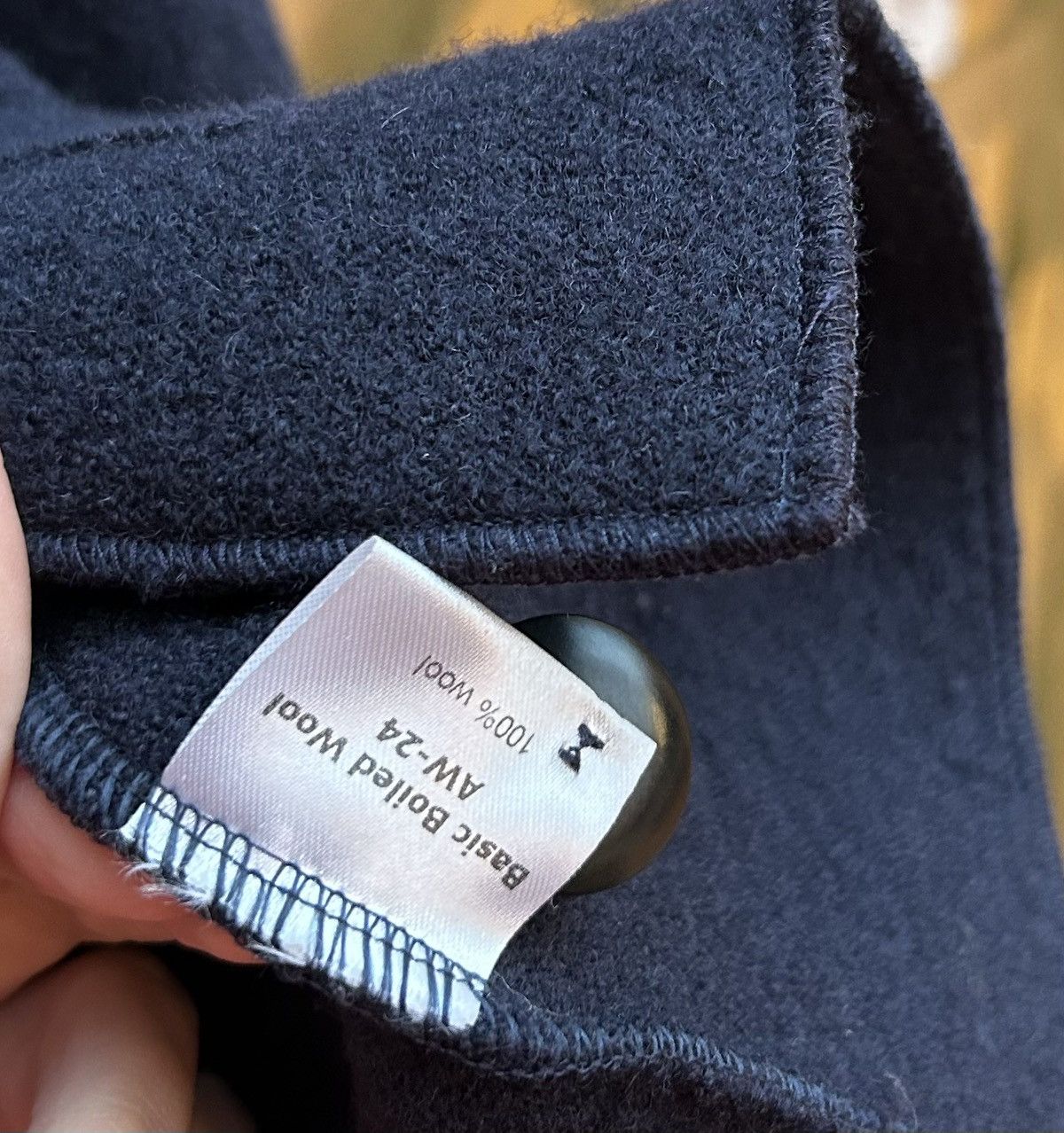 Other Bric-A-Brac AW-24 Boiled Wool Navy Basic Patch Pocket Jacket Size US XS / EU 42 / 0 - 8 Thumbnail