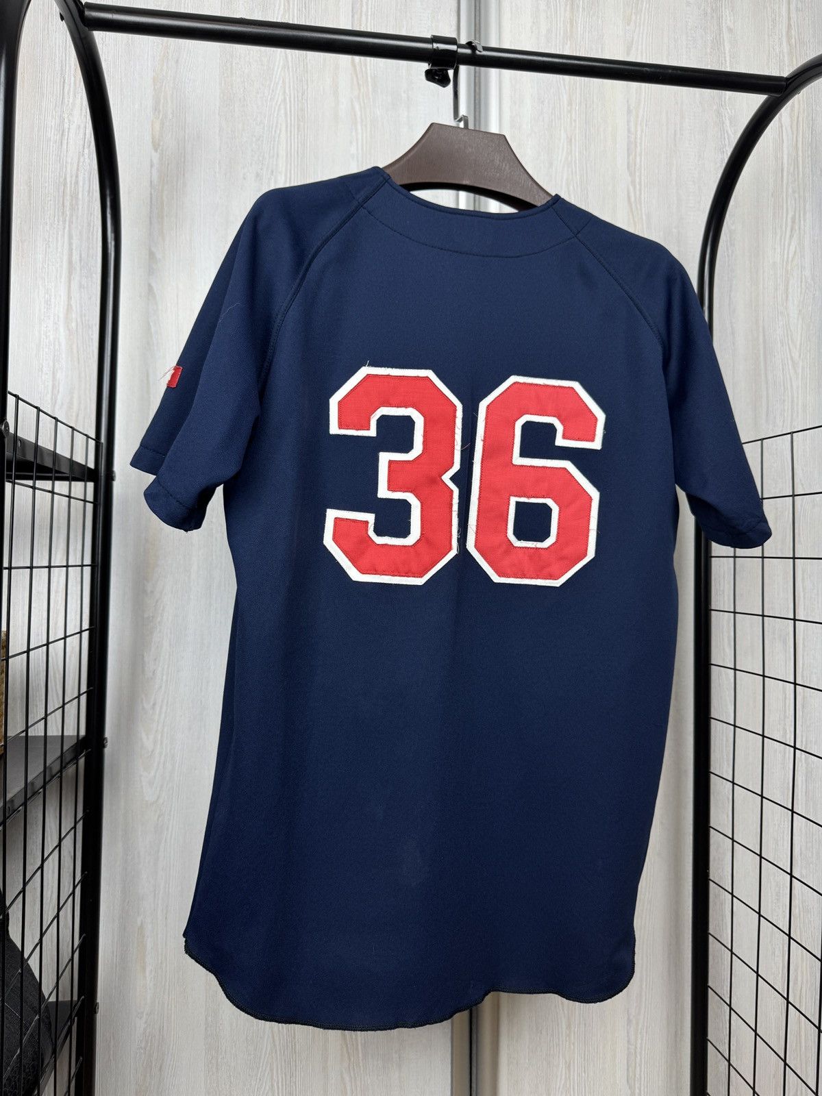 Japanese Brand Vintage 80s SSK Flying Petrels #36 Baseball MLB jersey Size US L / EU 52-54 / 3 - 5 Thumbnail