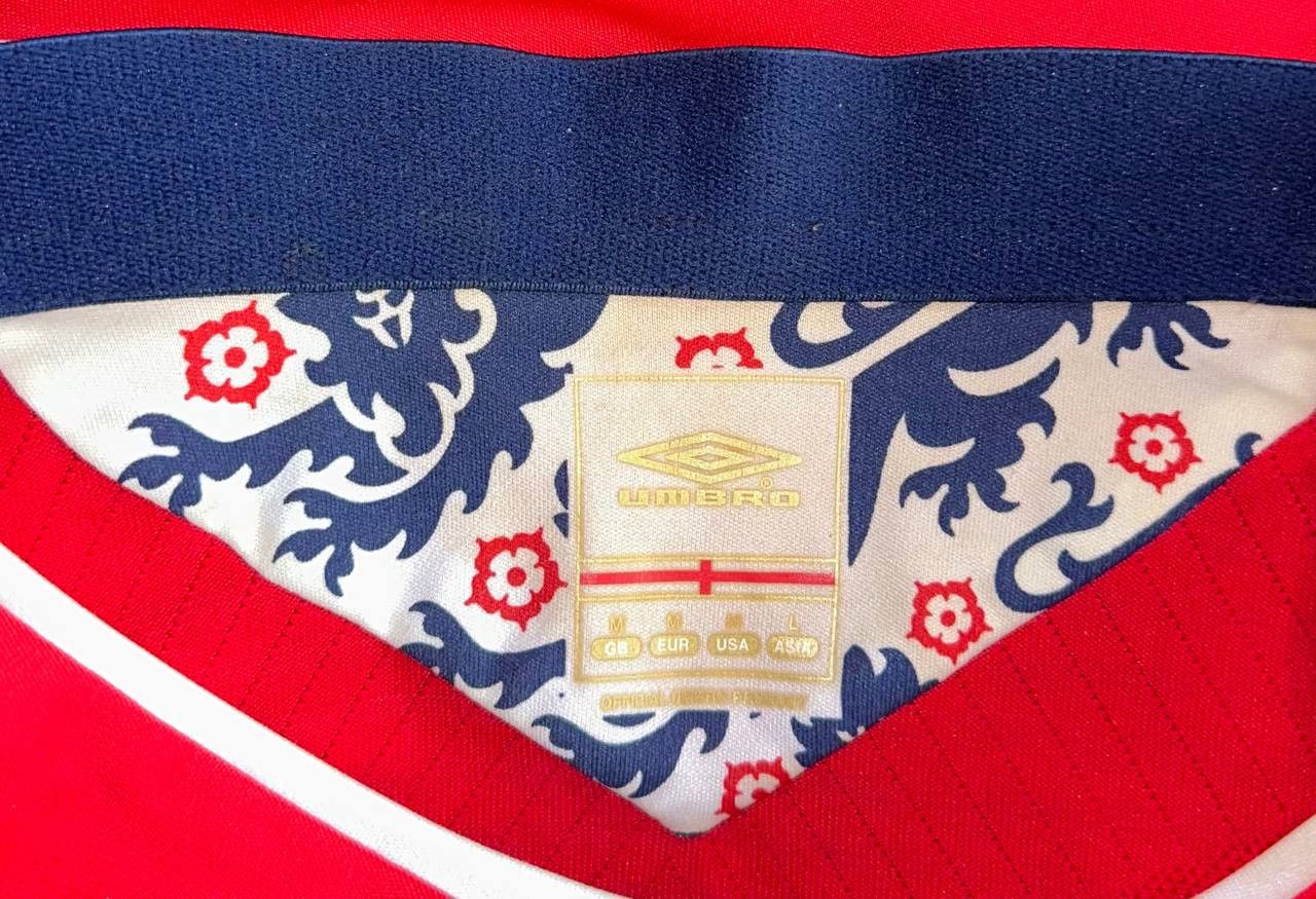 Umbro Umbro England Away Football shirt jersey Kit 2008 2009 2010 Size US M / EU 48-50 / 2 - 10 Thumbnail