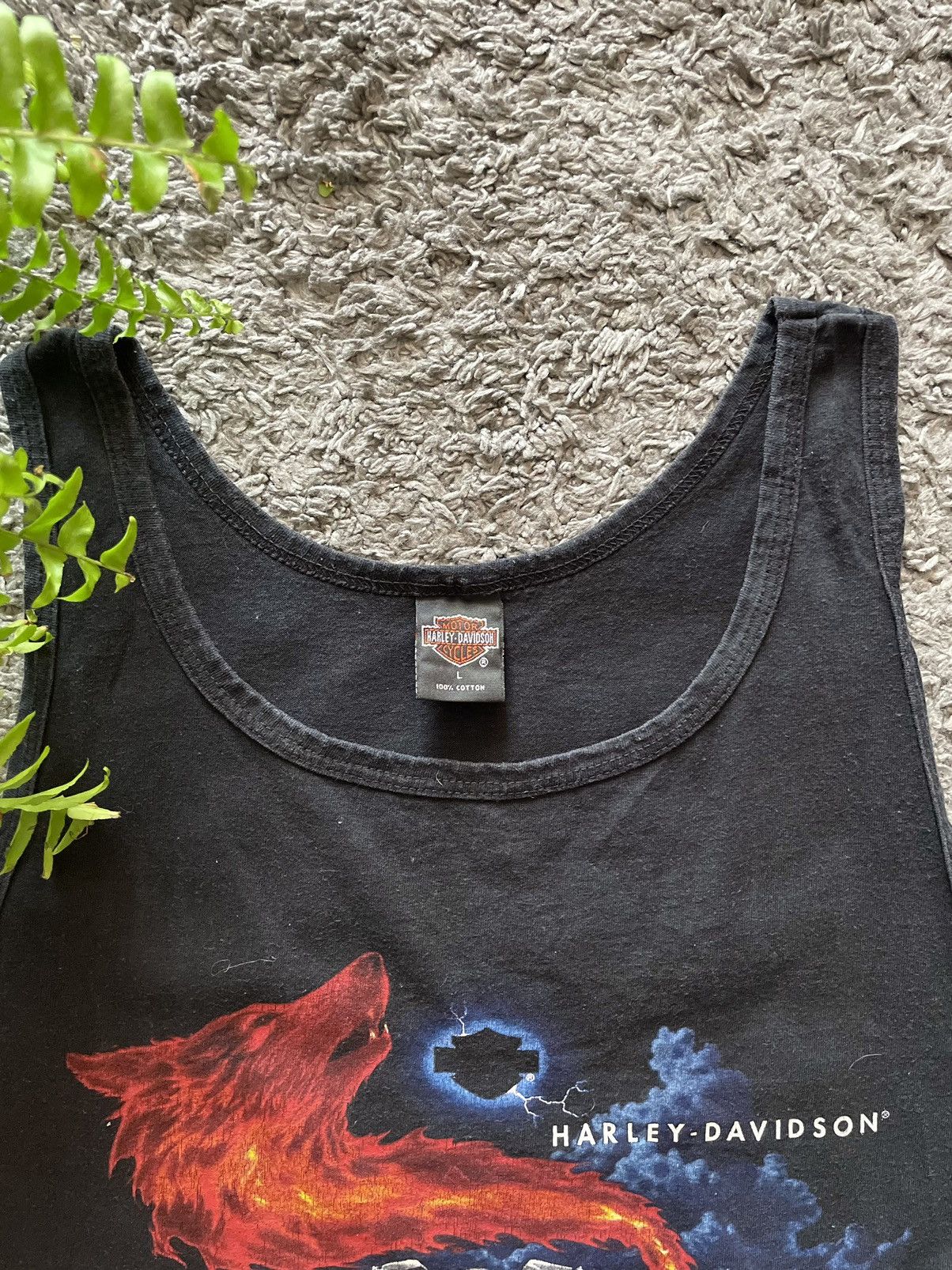 Harley Davidson × Vintage 90s Harley Davidson Undershirt Streetwear Vintage Big Logo Size US L / EU 52-54 / 3 - 7 Thumbnail