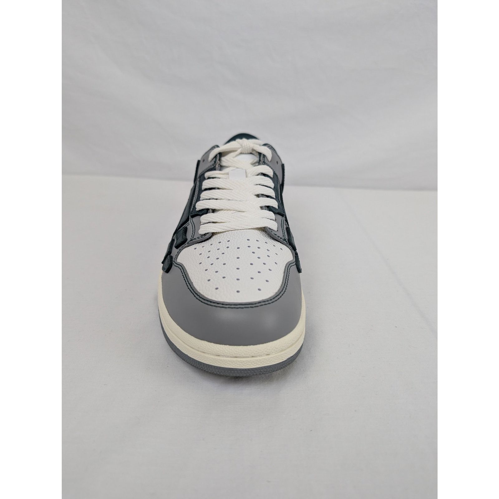 Amiri o1rshd1 Varsity Skel Skeleton Top Low Sneakers in Evergreen Size US 13 / EU 46 - 12 Thumbnail