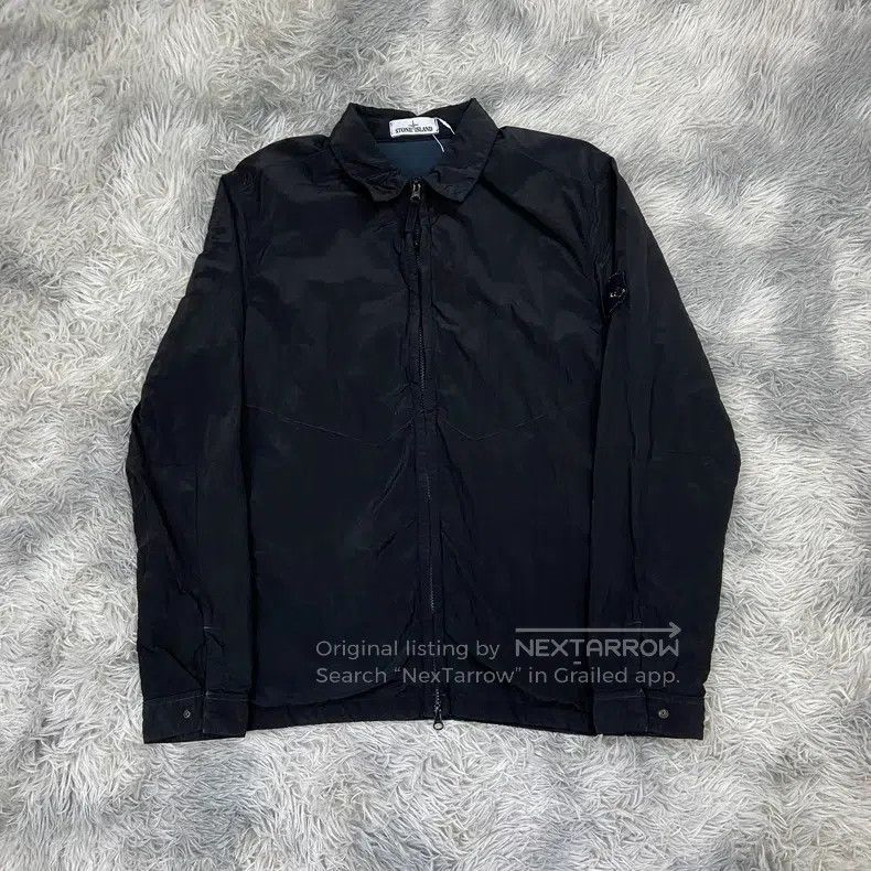 Other Stone Island Black Carbon Black Metal Nylon Jacket Zipper Size US XL / EU 56 / 4 - 1 Thumbnail