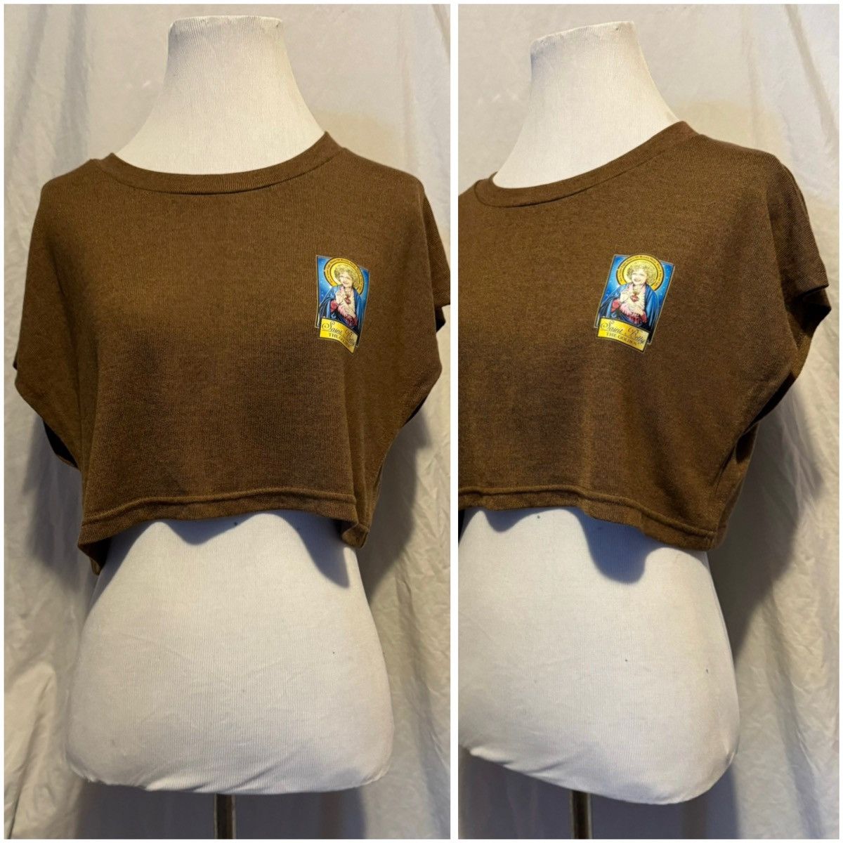 Other Saint Betty, The Golden, Custom, Knit, Sleeveless Crop Top Size M / US 6-8 / IT 42-44 - 3 Thumbnail