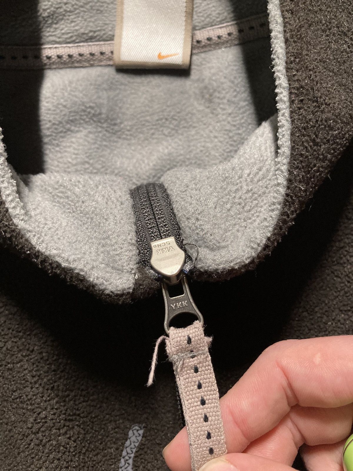 Nike × Vintage ⛩️Nike 1/3zip custom fleece vintage y2k big logo neotrible ⛩️ Size US L / EU 52-54 / 3 - 6 Thumbnail