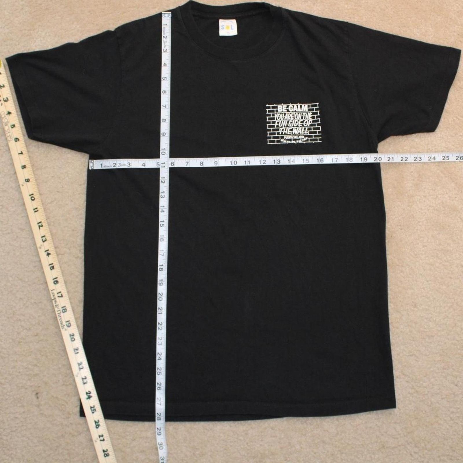 & Other Stories Black Puerto Vallarta Mexico Souvenir Graphic Tee Size US XL / EU 56 / 4 - 2 Thumbnail