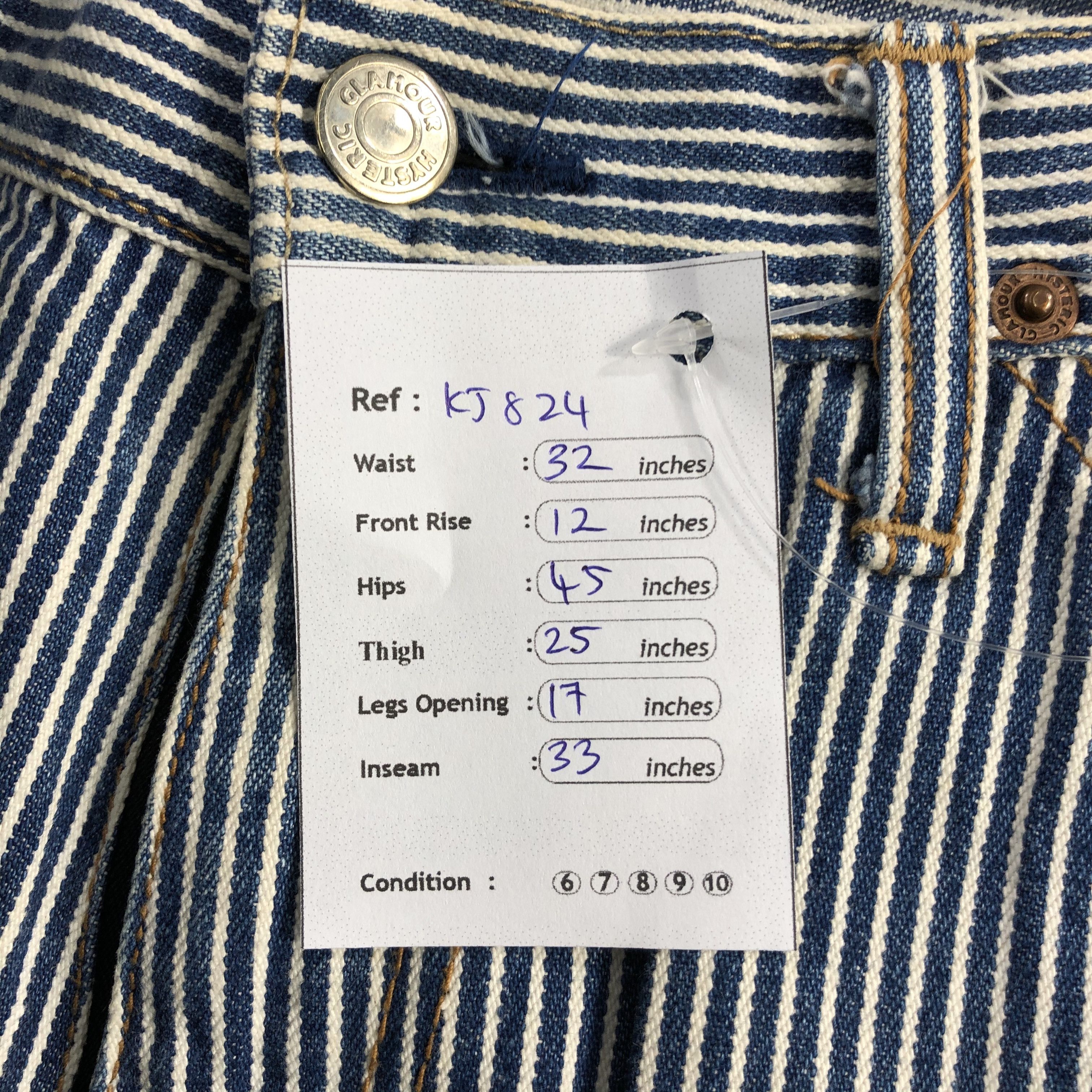 Hysteric Glamour Hysteric Glamour Jeans Hickory Denim KJ824 Size US 32 / EU 48 - 12 Thumbnail