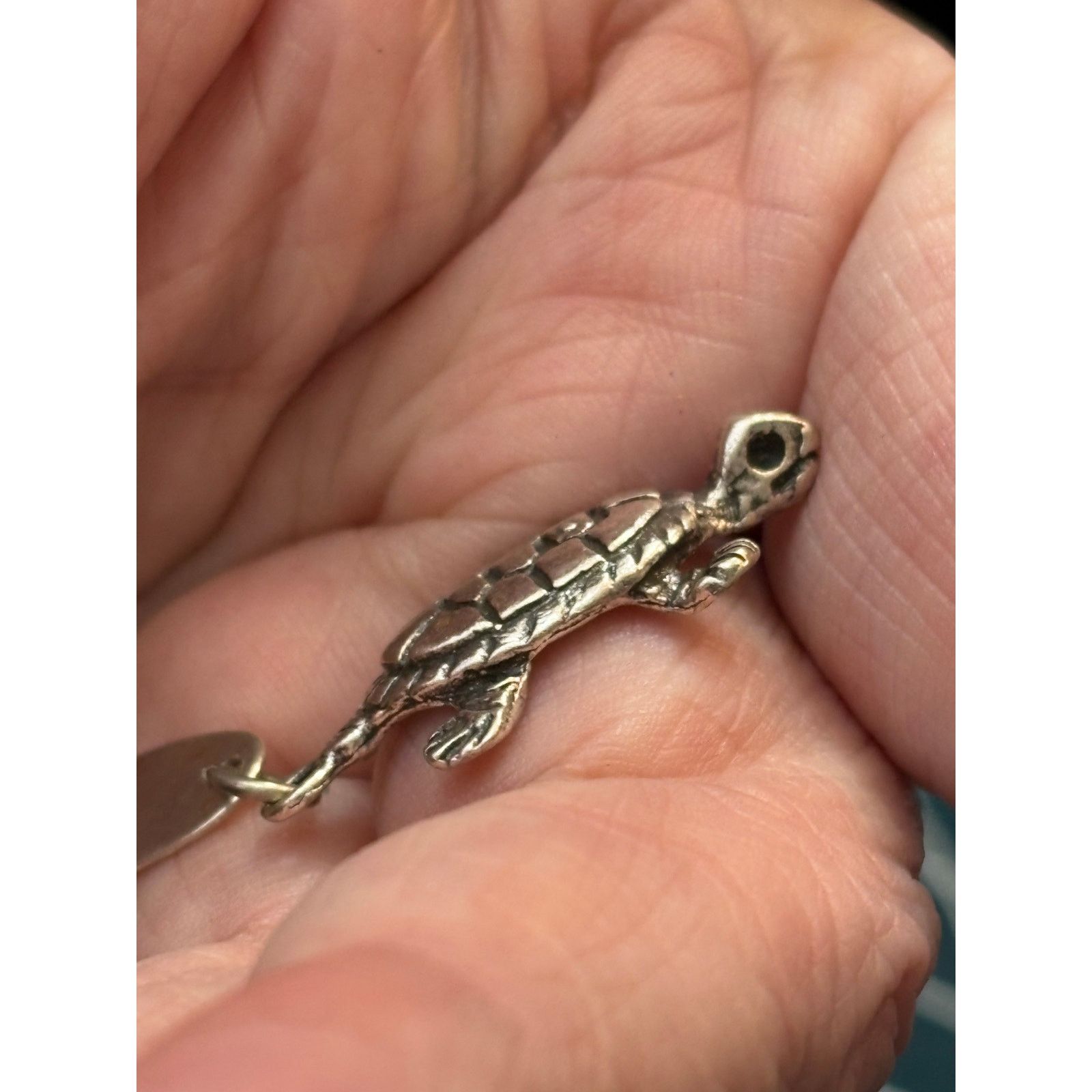 Other Vintage Sterling Silver Turtle Pendant 7g Eagle River WISC Size ONE SIZE - 4 Thumbnail