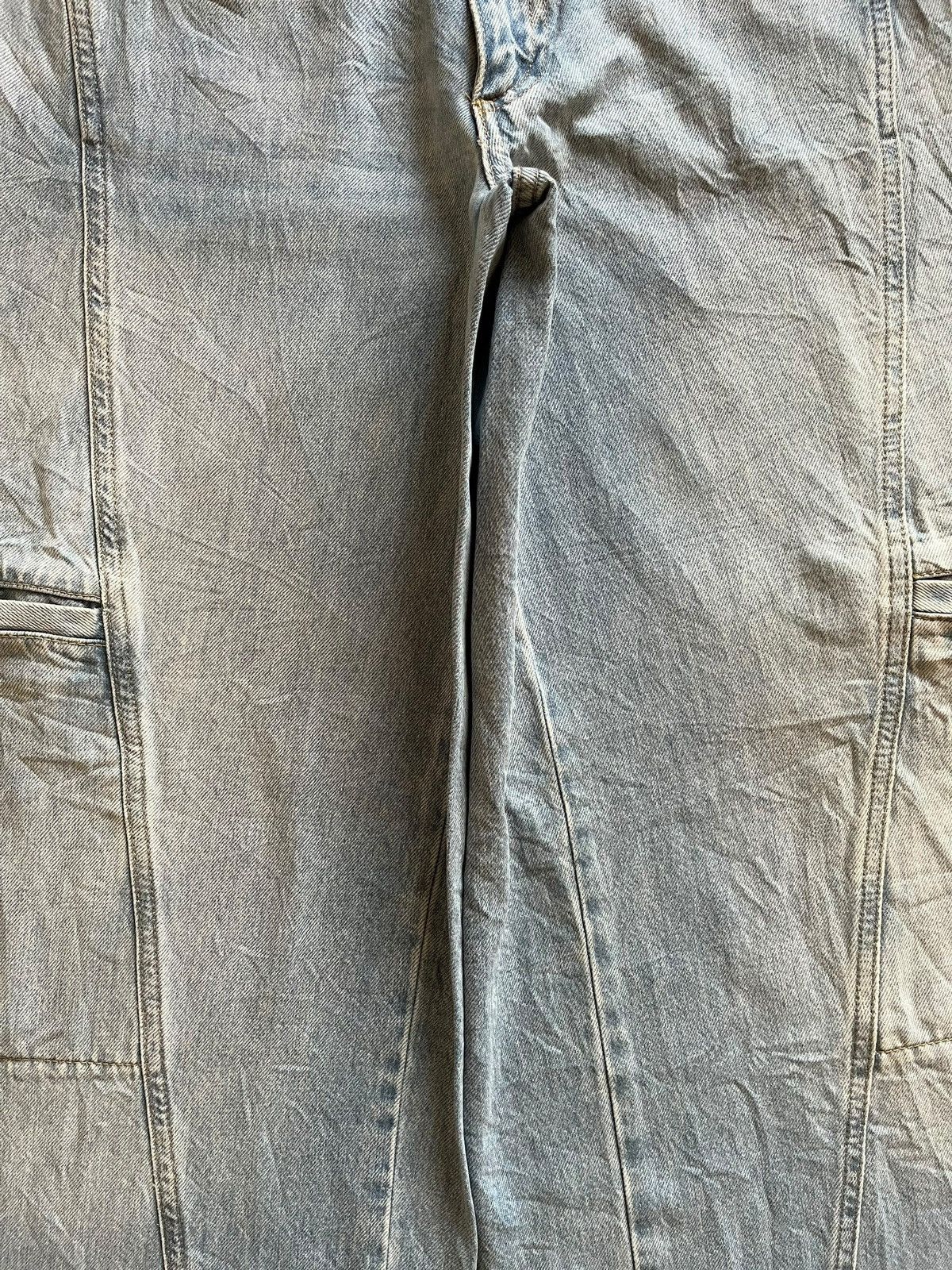 Zara SALES🔥Vintage Zara Faded Wash Cargo Style Baggy Jeans Size US 29 - 5 Thumbnail