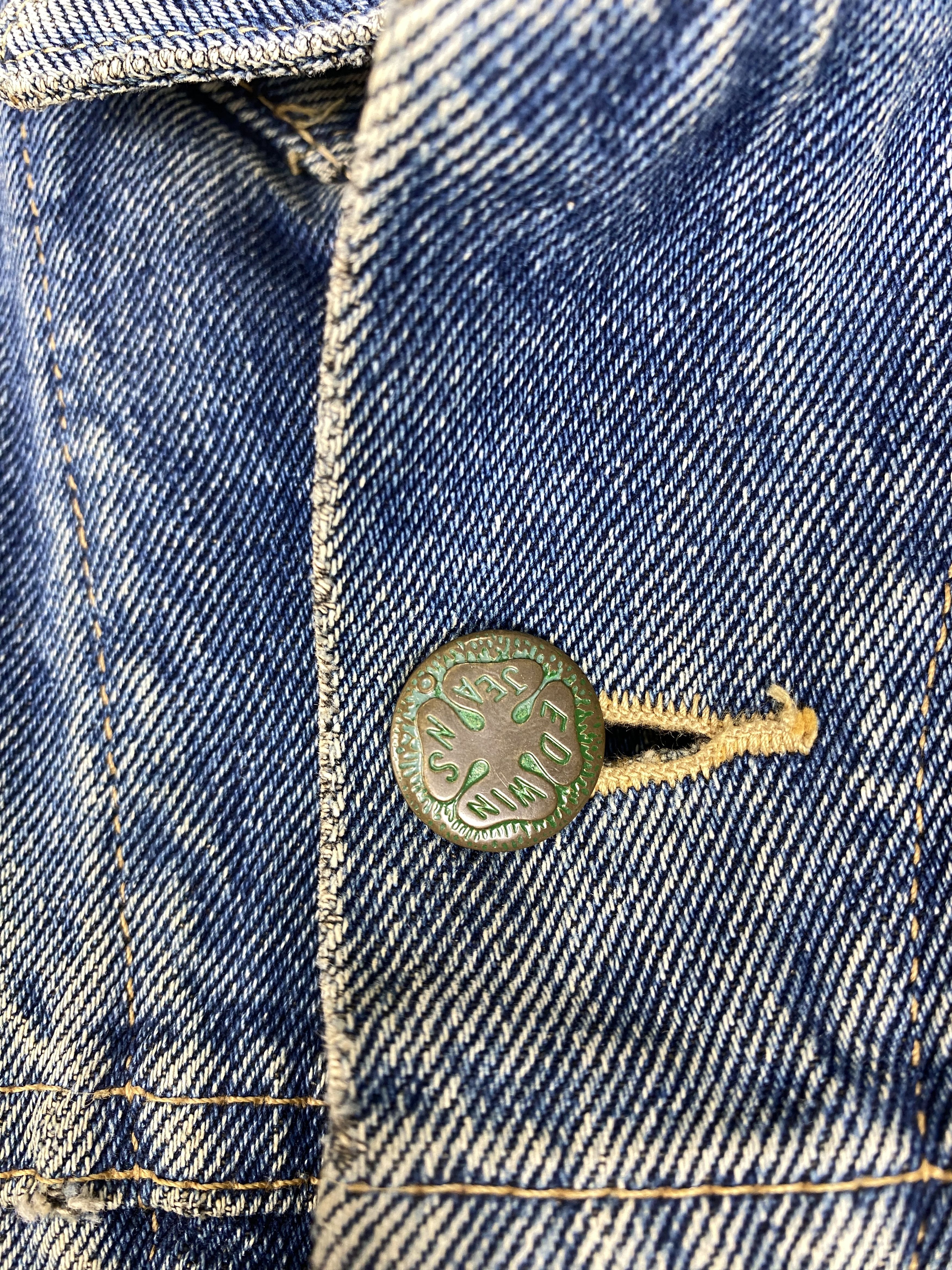 Edwin Vintage Edwin Faded Denim Jeans Jacket J2257 Size US M / EU 48-50 / 2 - 4 Thumbnail
