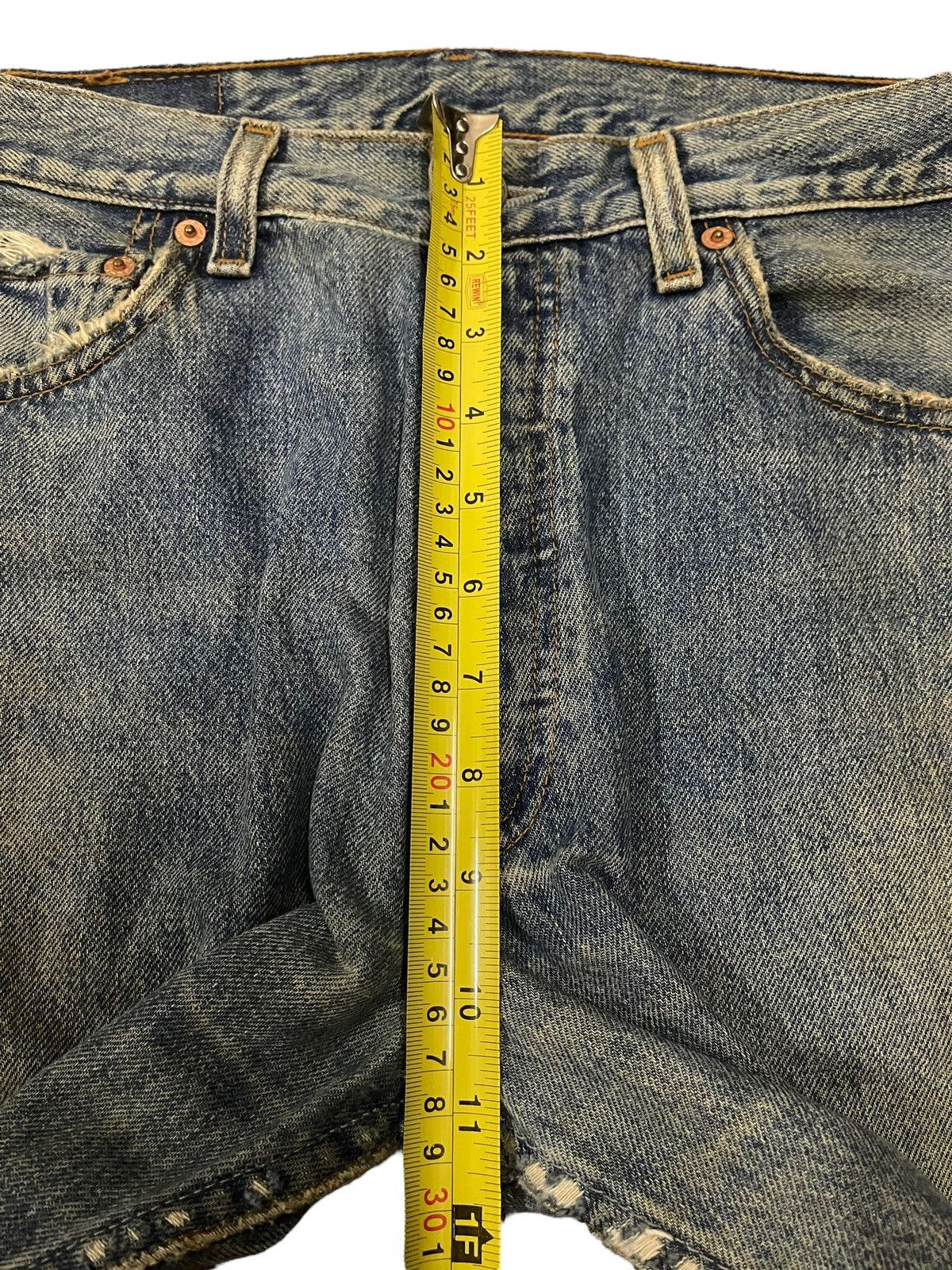 Levi's Vintage 90s Levis 501 Blue Wash Classic Style Jeans Size US 30 / EU 46 - 17 Thumbnail