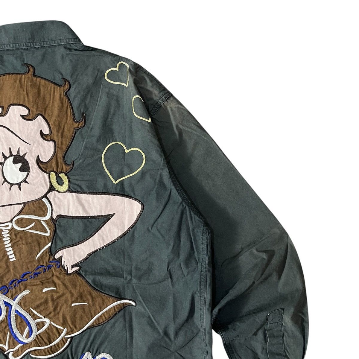 Cartoon Network Vintage Betty Boop Emboidery Long Shirt Size US L / EU 52-54 / 3 - 3 Thumbnail