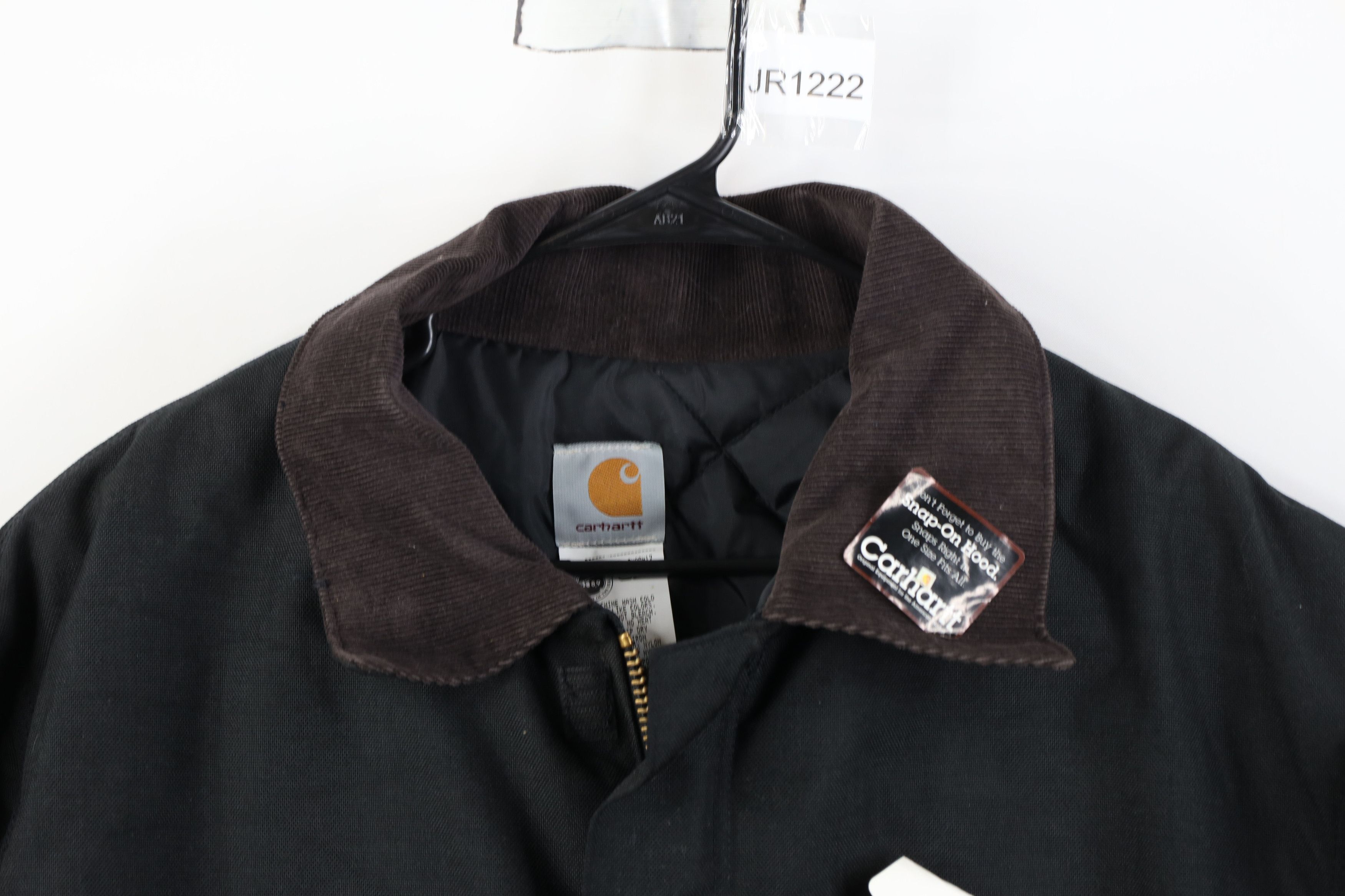 Carhartt Deadstock Vintage Y2K 2000 Carhartt Barn Jacket Black USA Size US XXL / EU 58 / 5 - 2 Thumbnail