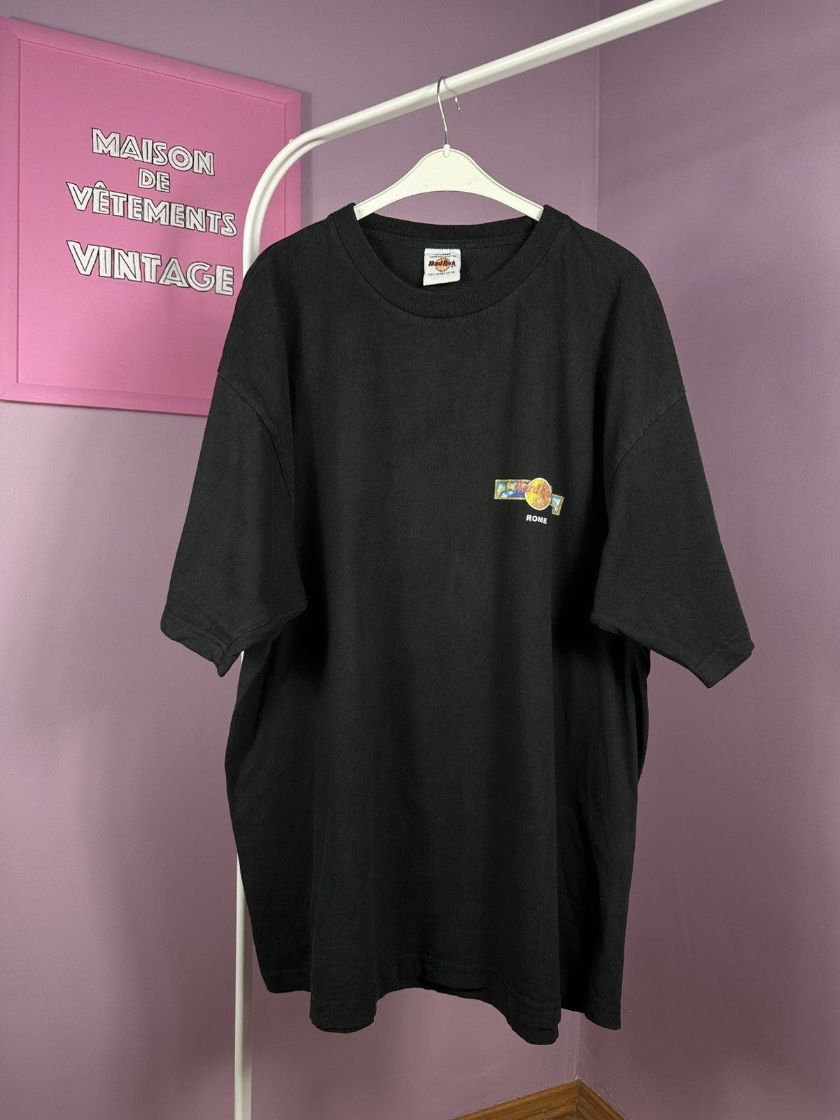 Hard Rock Cafe Hard Rock Cafe Rome Vintage 90s T Shirt Promo Distressed Size US XXL / EU 58 / 5 - 2 Thumbnail