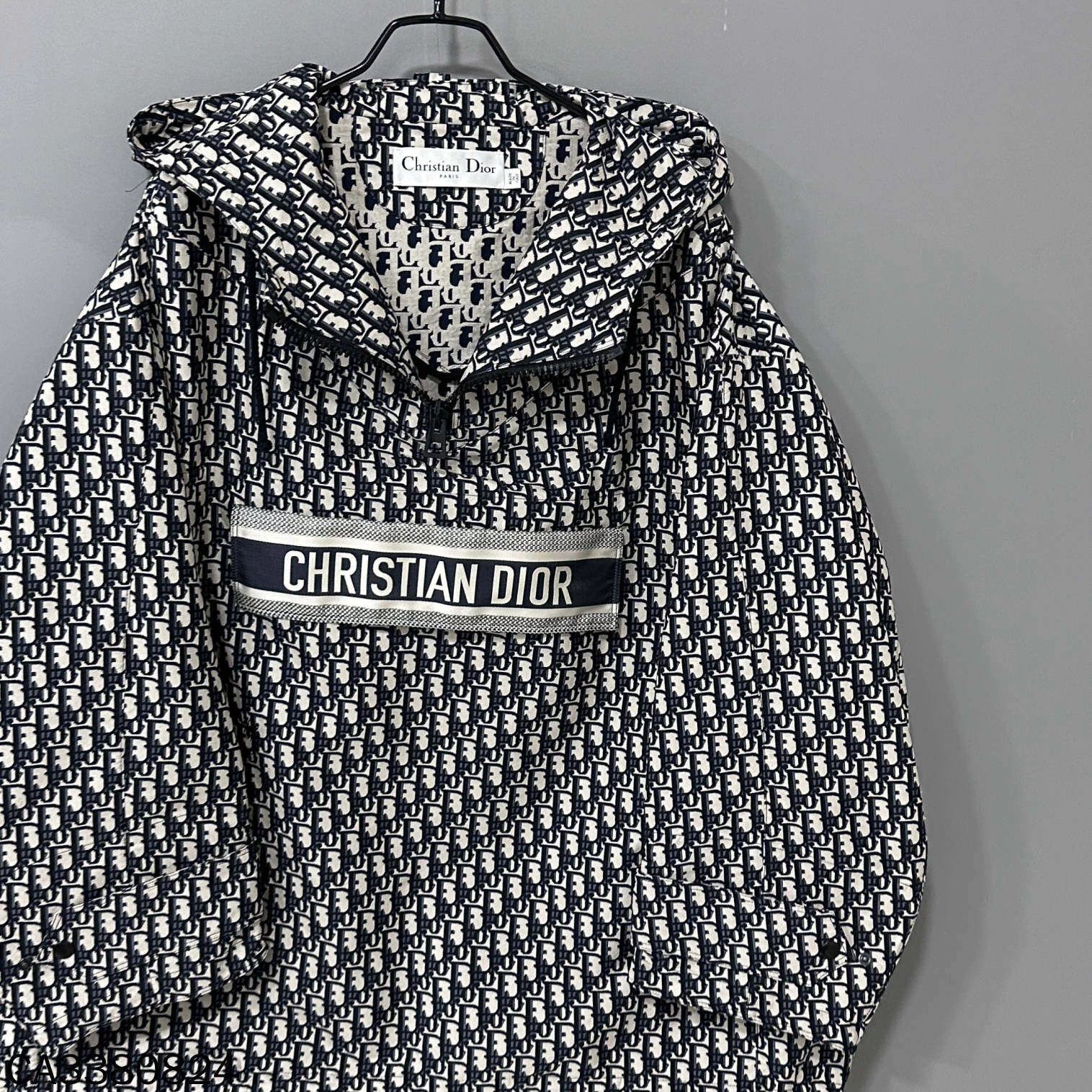 Dior Dior Black & White Full Print Half-Zip Anorak Jacket XS Size XS / US 0-2 / IT 36-38 - 2 Thumbnail