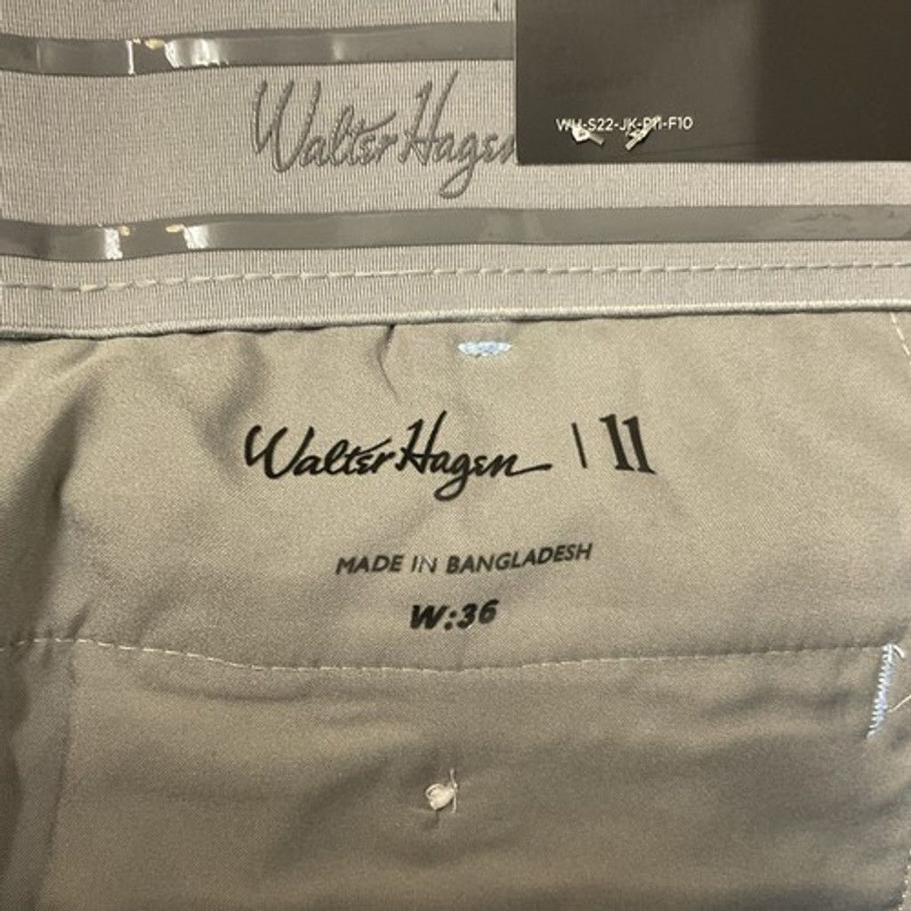 Other NWT Walter Hagen 11 Flat Front Golf Shorts Men 36”x10” Size US 36 / EU 52 - 2 Thumbnail