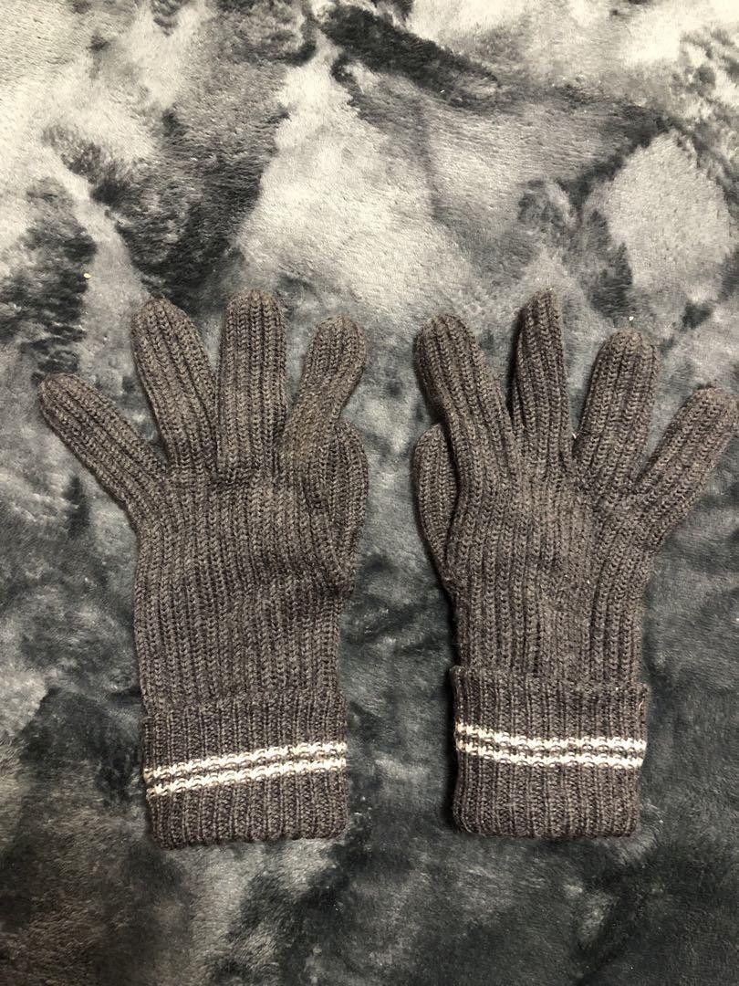 image of Undercover Aw98 "exchange" Small Parts Wool Knit Gloves in Grey, Men's