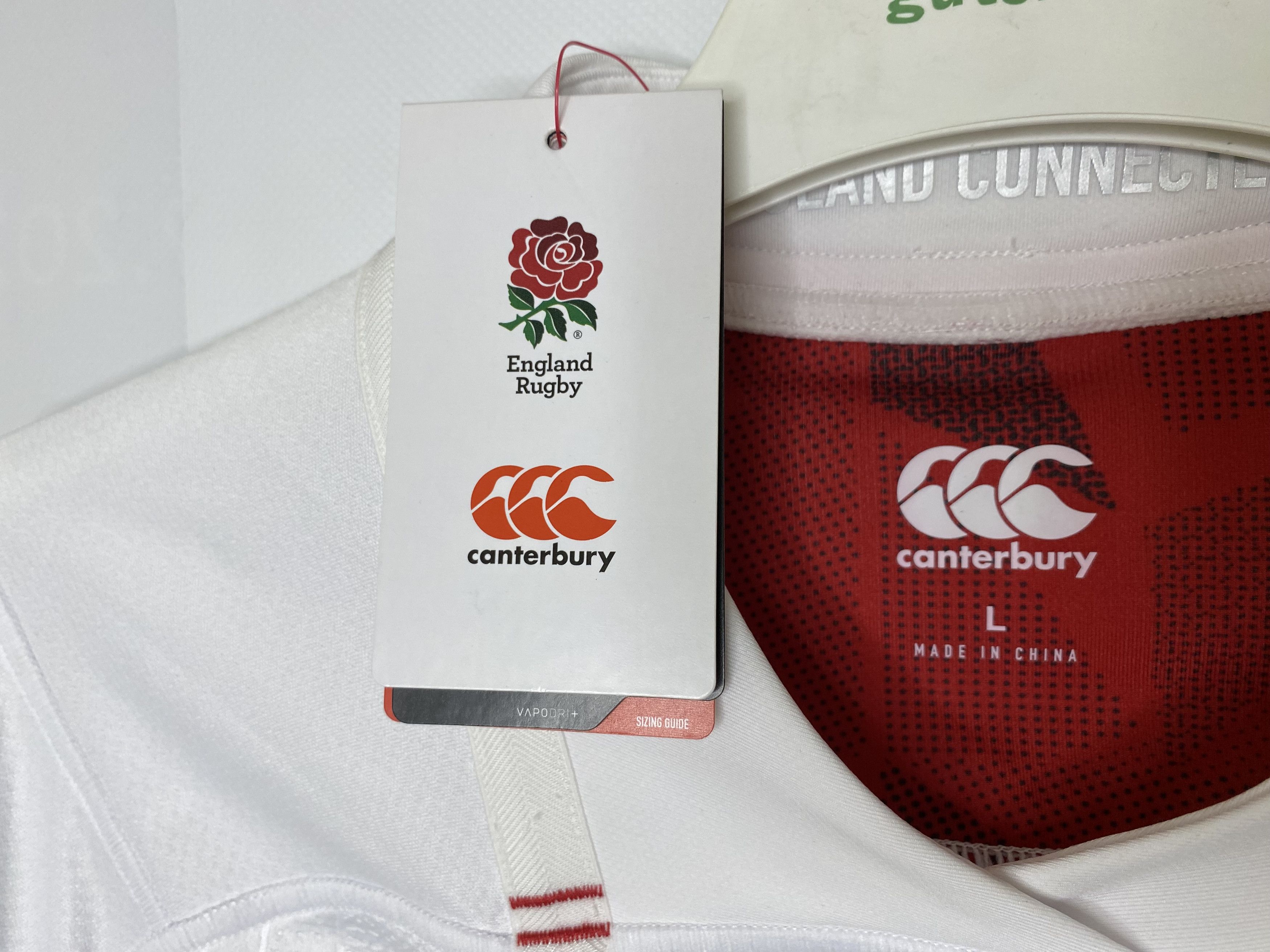Canterbury of New Zealand ENGLAND TEAM 2017 2018 HOME RUGBY SHIRT JERSEY VAPODRI PRO Size US L / EU 52-54 / 3 - 7 Thumbnail