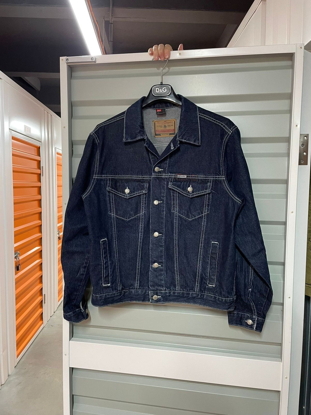 Diesel 90’s Vintage DIESEL Denim Jacket Size US L / EU 52-54 / 3 - 3 Thumbnail