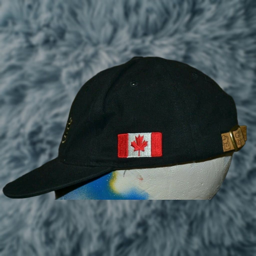 Bell Merkley Bell Canadian Open Golf Hat Cap Adjustable Men Black 100% Cotton Strapback Ball Cap Size ONE SIZE - 1 Thumbnail