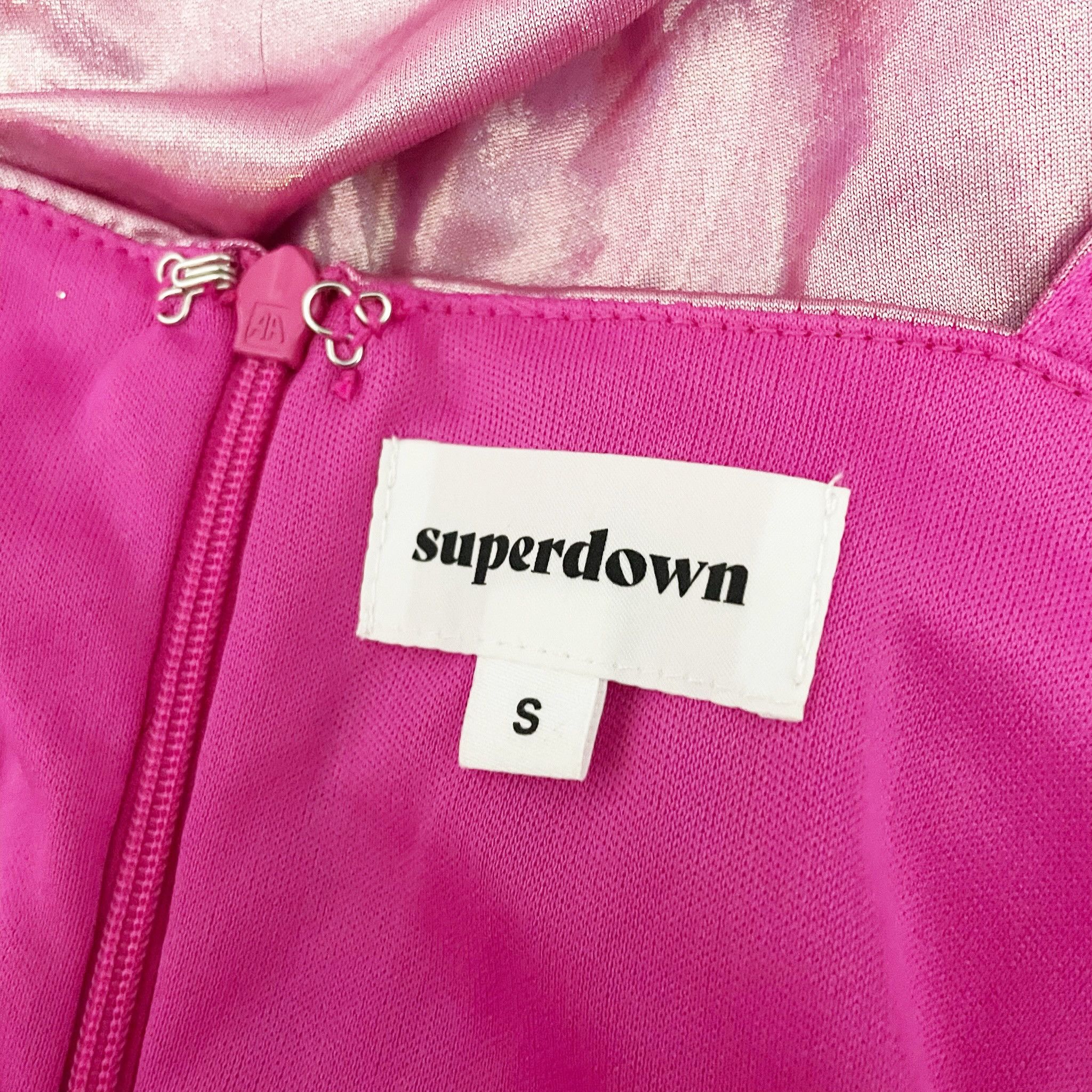 superdown Superdown Kerrie Deep V Neck Pink Size S / US 4 / IT 40 - 2 Thumbnail
