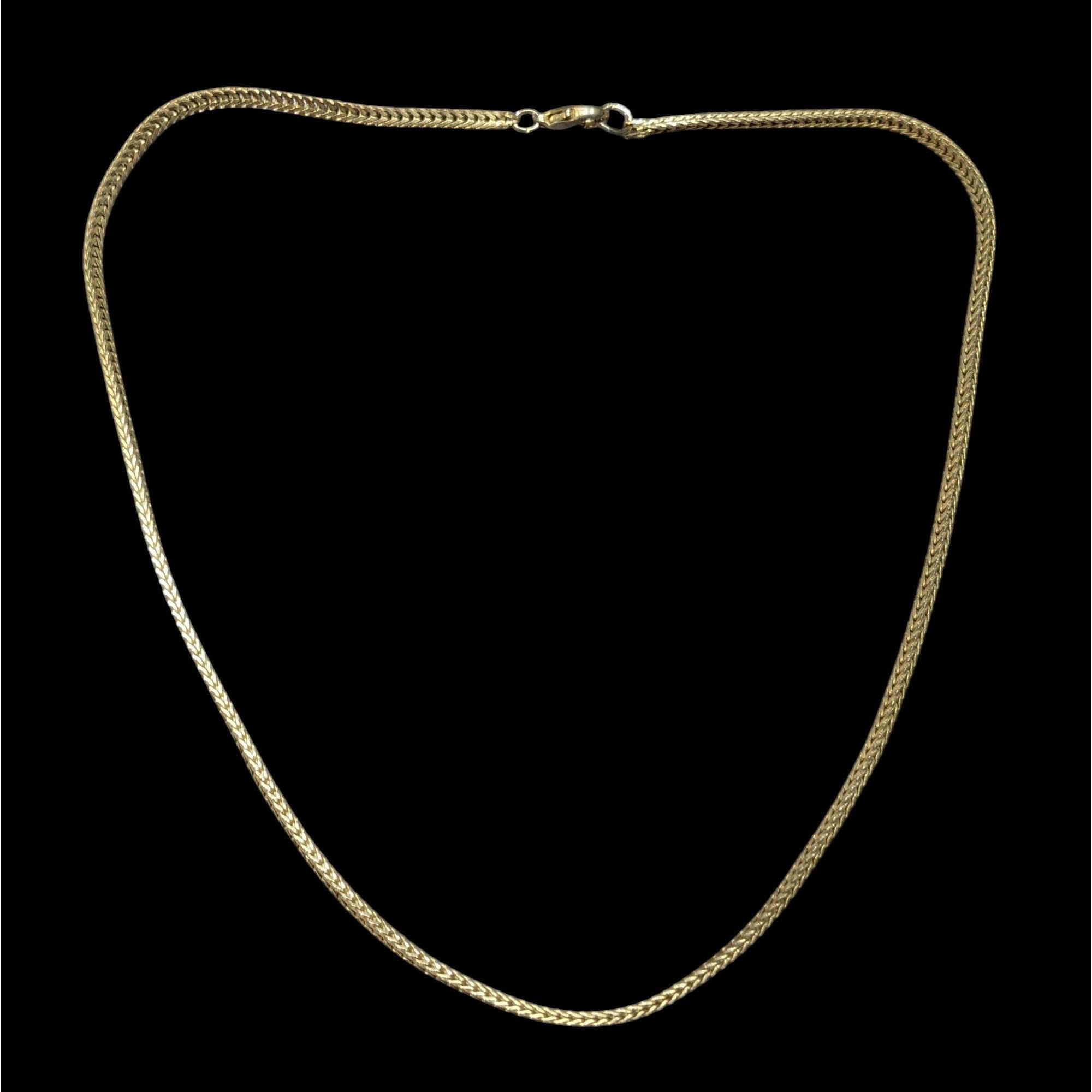 Other Vintage Hollow Wheat Chain Gold Tone With Lobster Clasp Size ONE SIZE - 1 Thumbnail