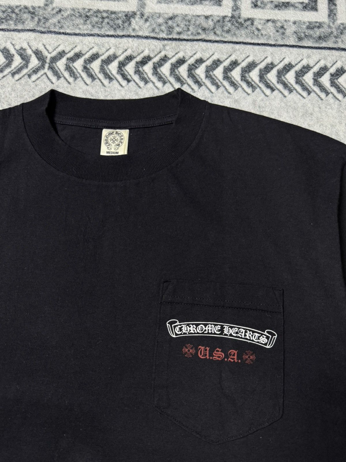 Chrome Hearts LIKE NEW! DEADSTOCK! 2010s AMFLAG AMERICAN FLAG Size US M / EU 48-50 / 2 - 7 Thumbnail