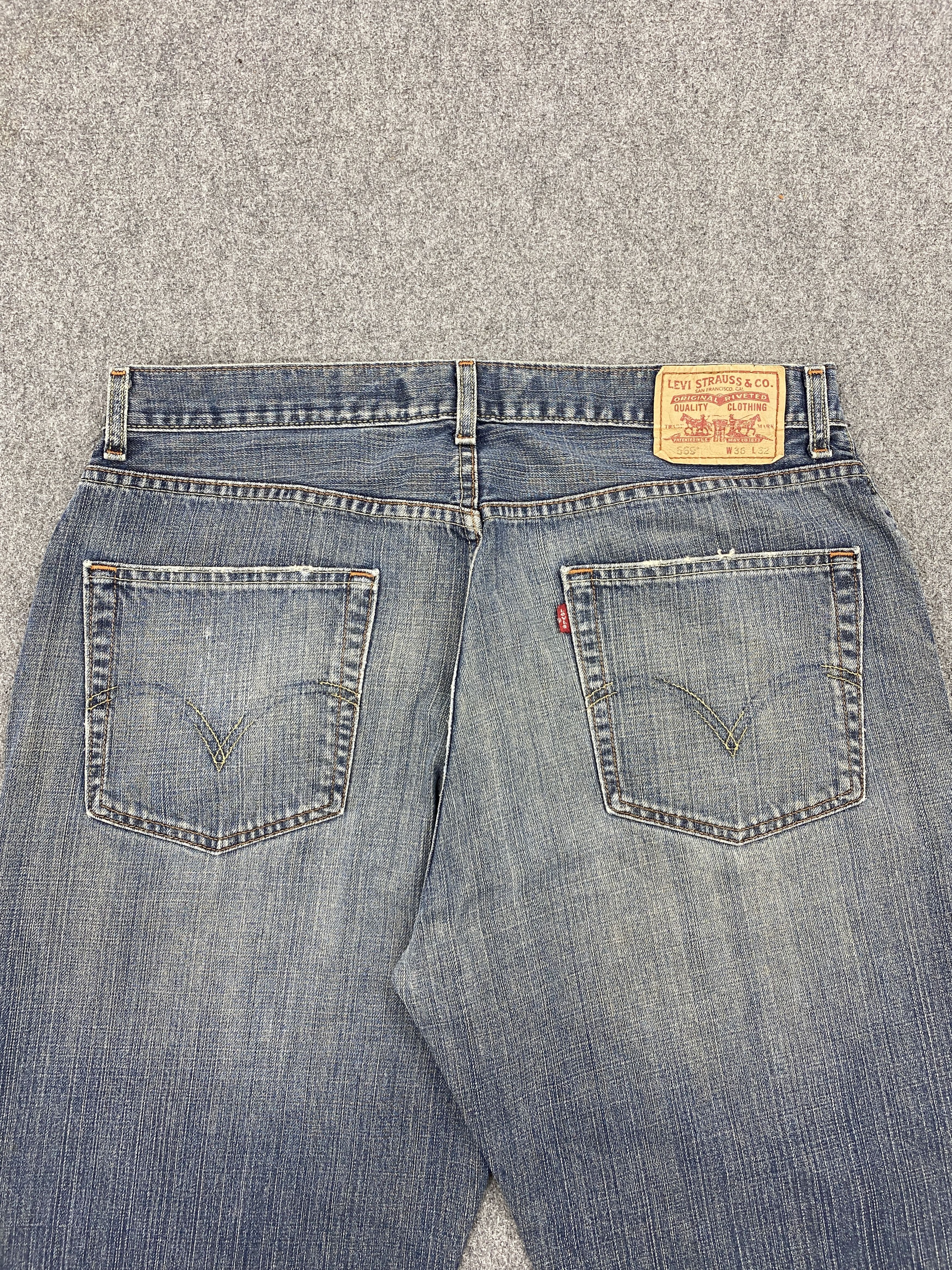 Levi's Loose Straight Vintage Levis 569 Jeans DP2614 Size US 35 - 4 Thumbnail